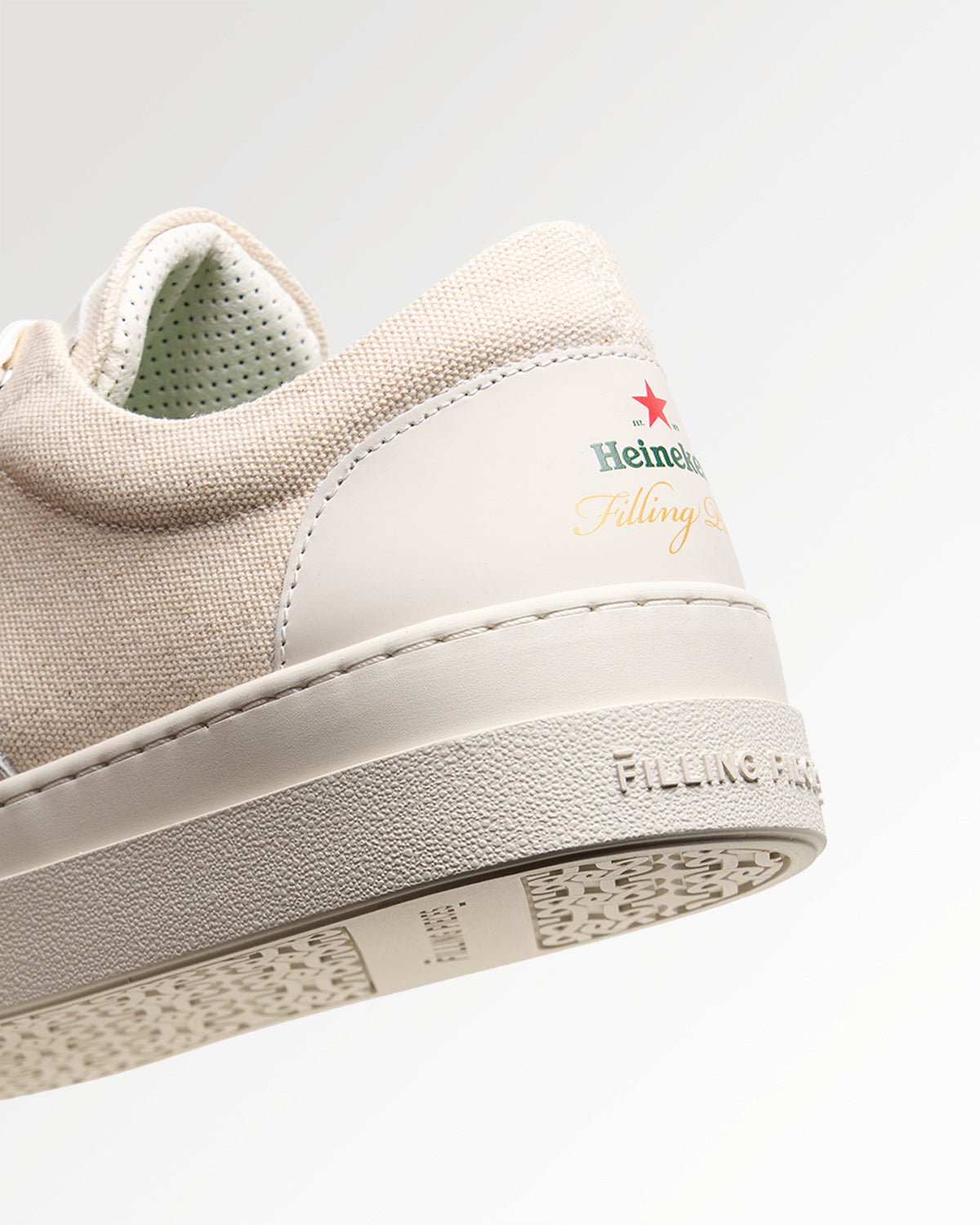Filling Pieces Riviera Heineken sneakers blanc toile cuir