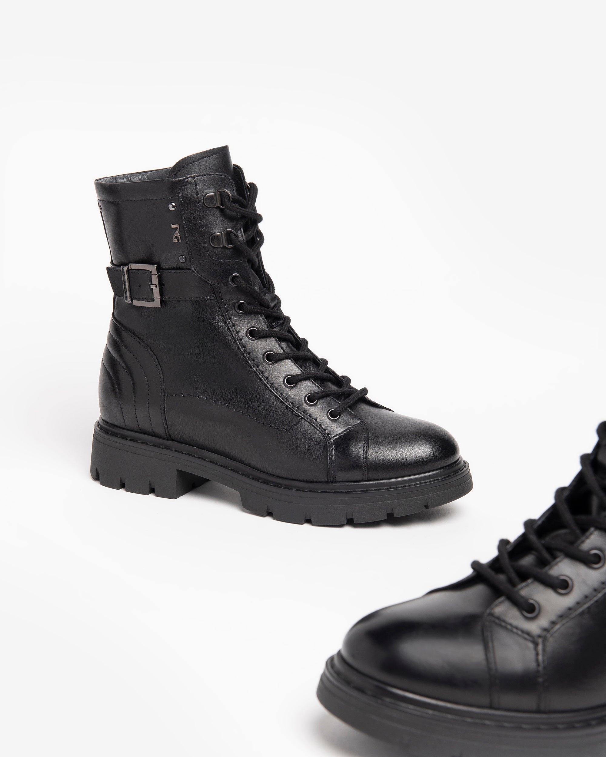 Nerogiardini Bottines Femme Cuir Automne Confort