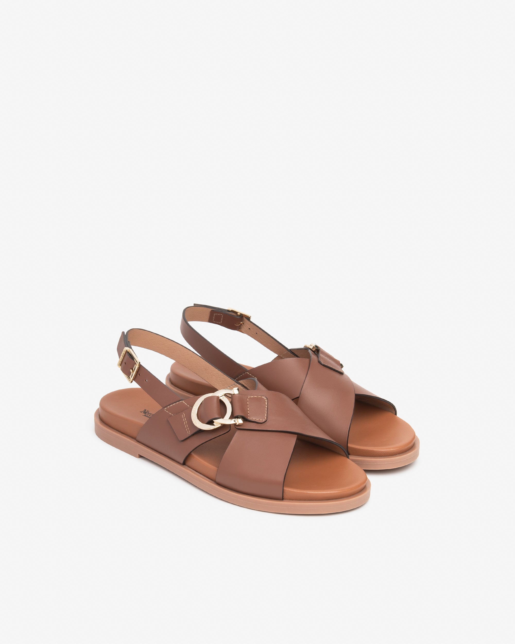 Nerogiardini Sandales Femme Cuir Été Confort Quotidien