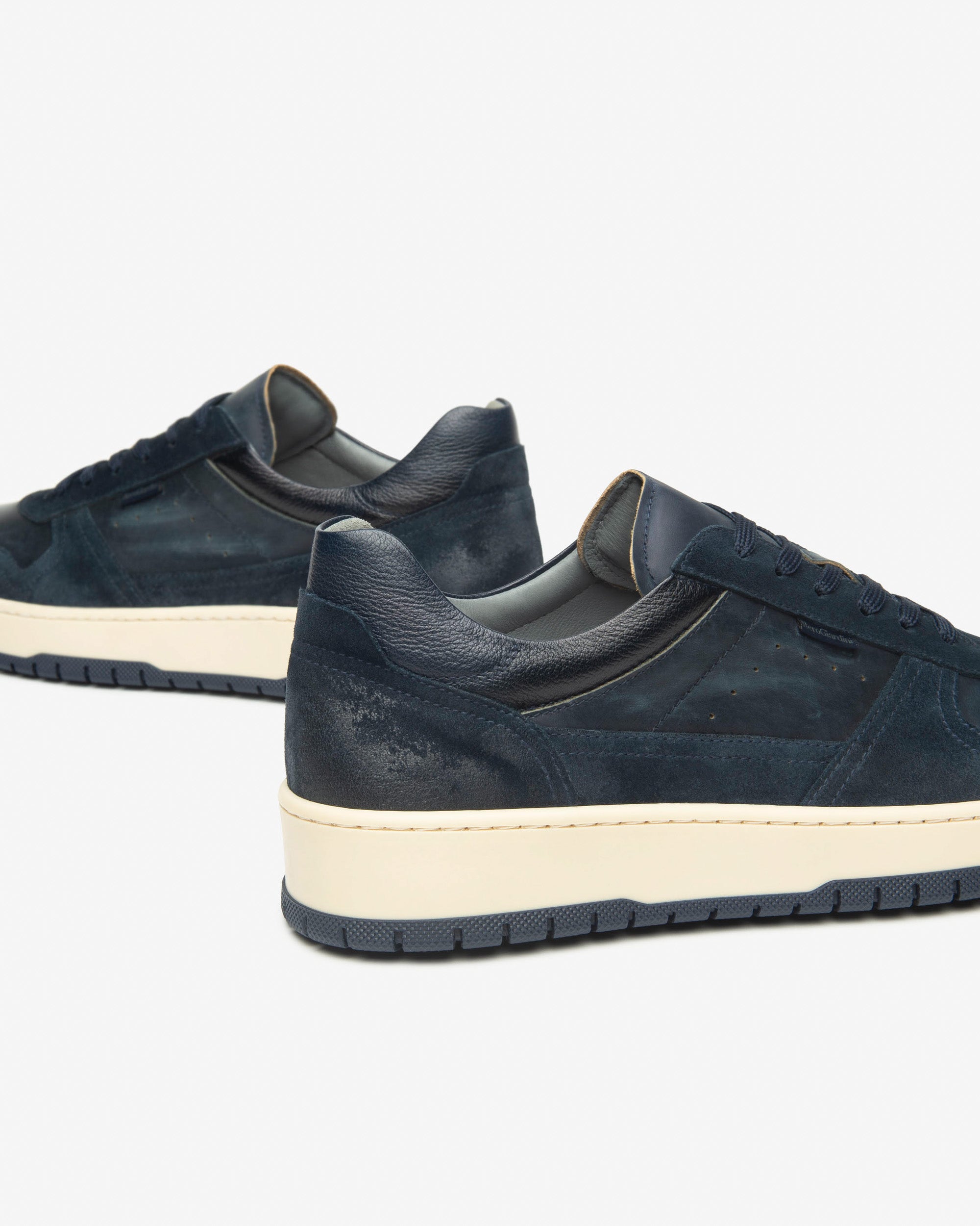 Nerogiardini Sneakers Cuir Velours Homme Baskets Hiver