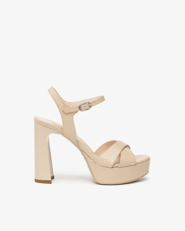 Nerogiardini Sandales Femme Cuir Été Confort