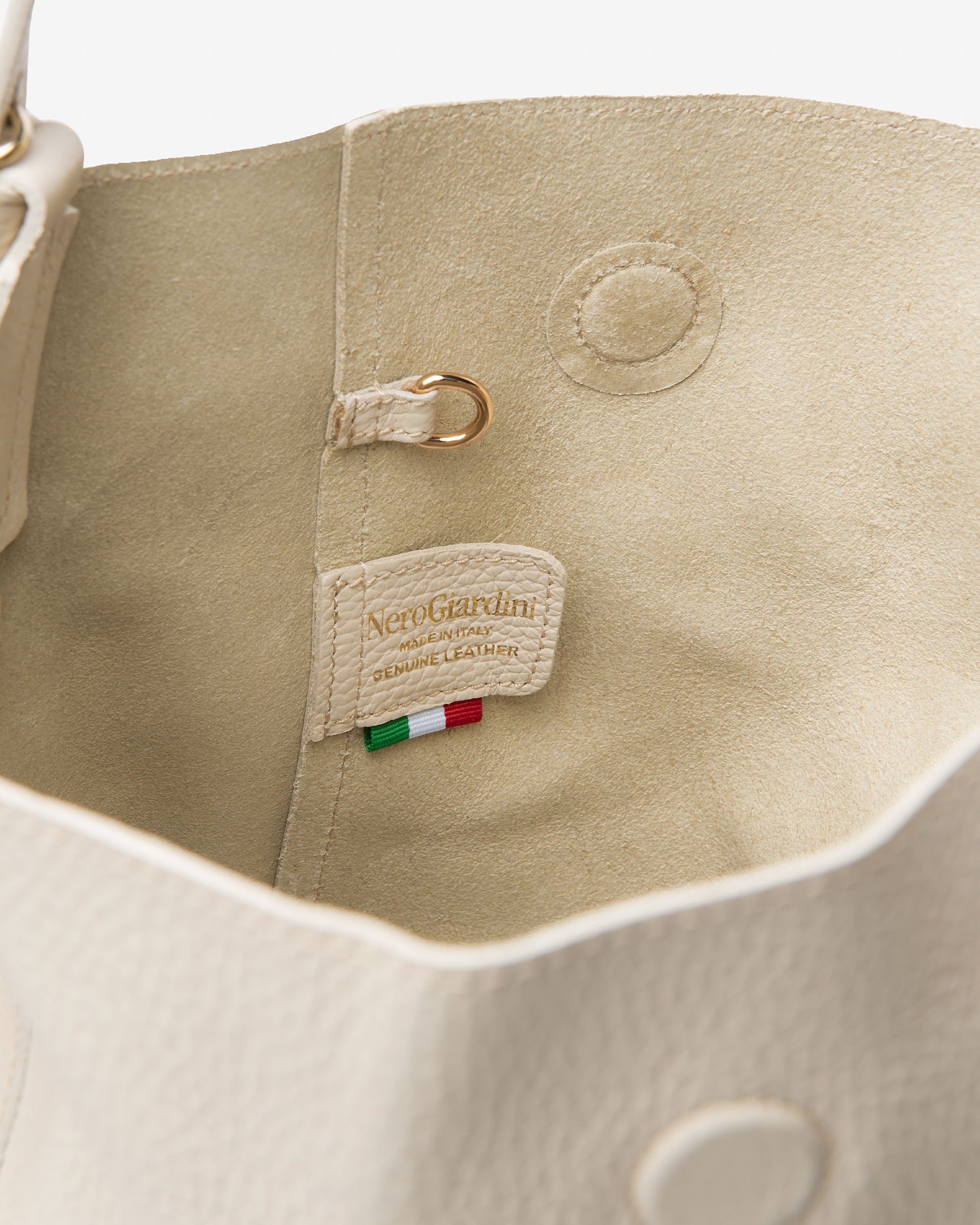 NeroGiardini Sac Seau Cuir Femme Porté Épaule