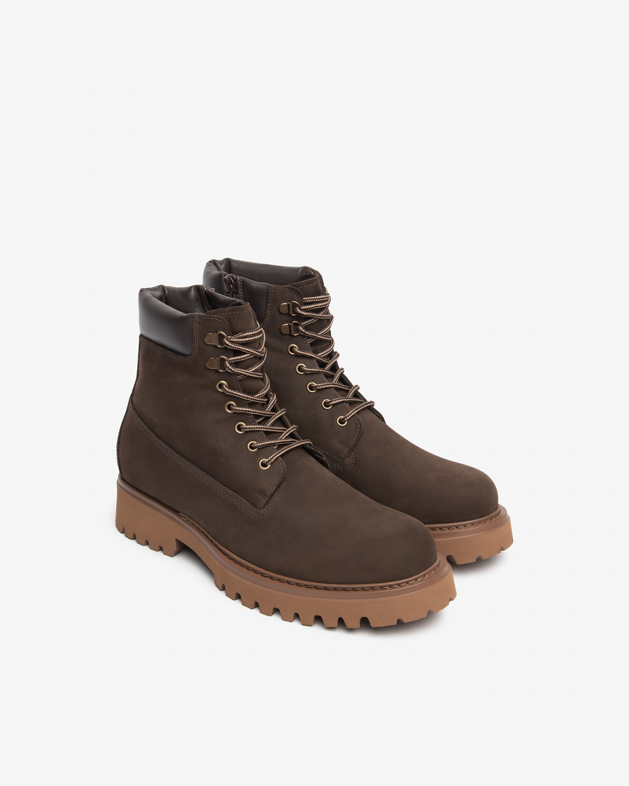 NeroGiardini Bottines Homme Cuir Lacets Zip Semelle Crantée