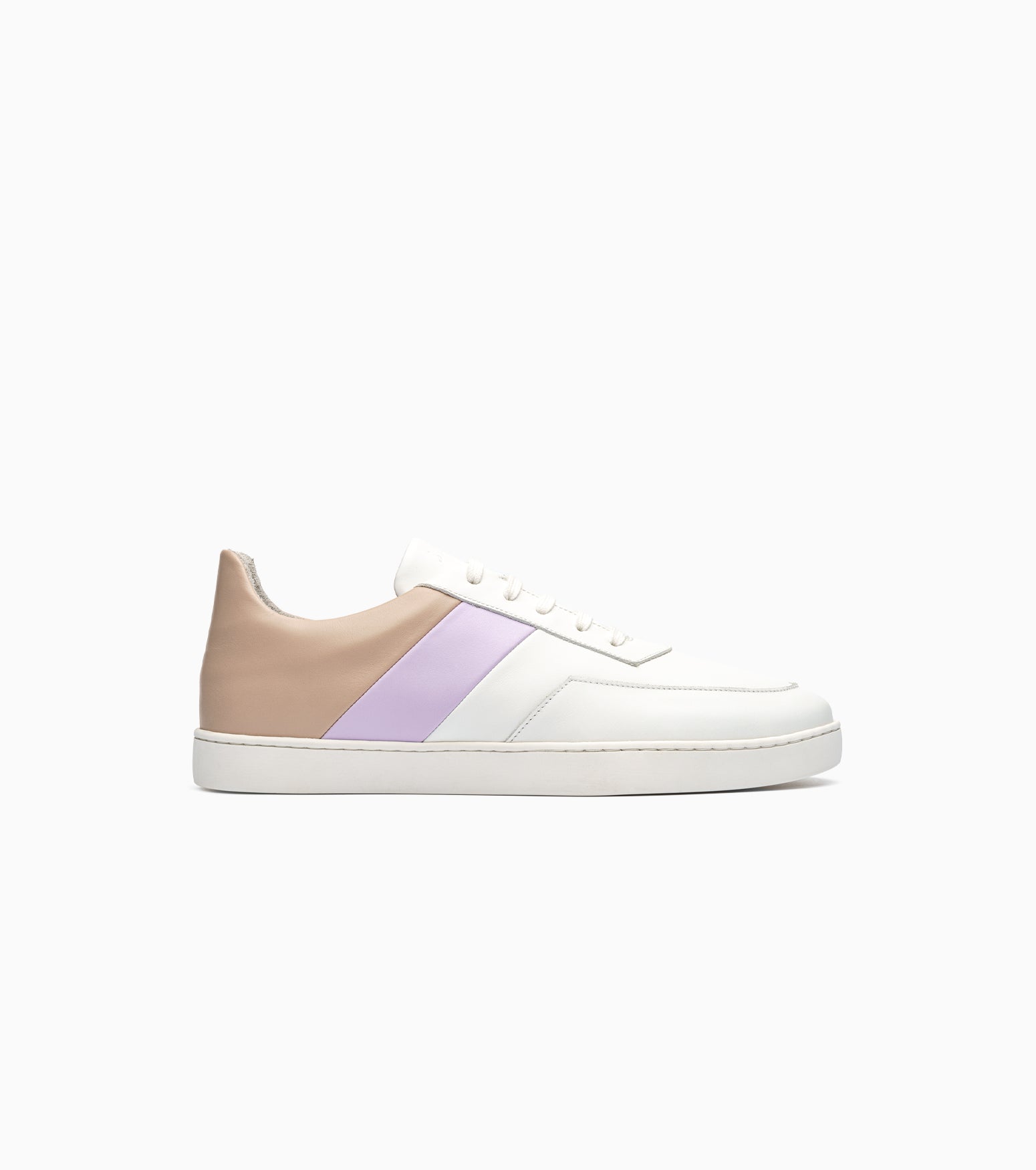 Jak Atlas Low II sneakers cuir nude lilas