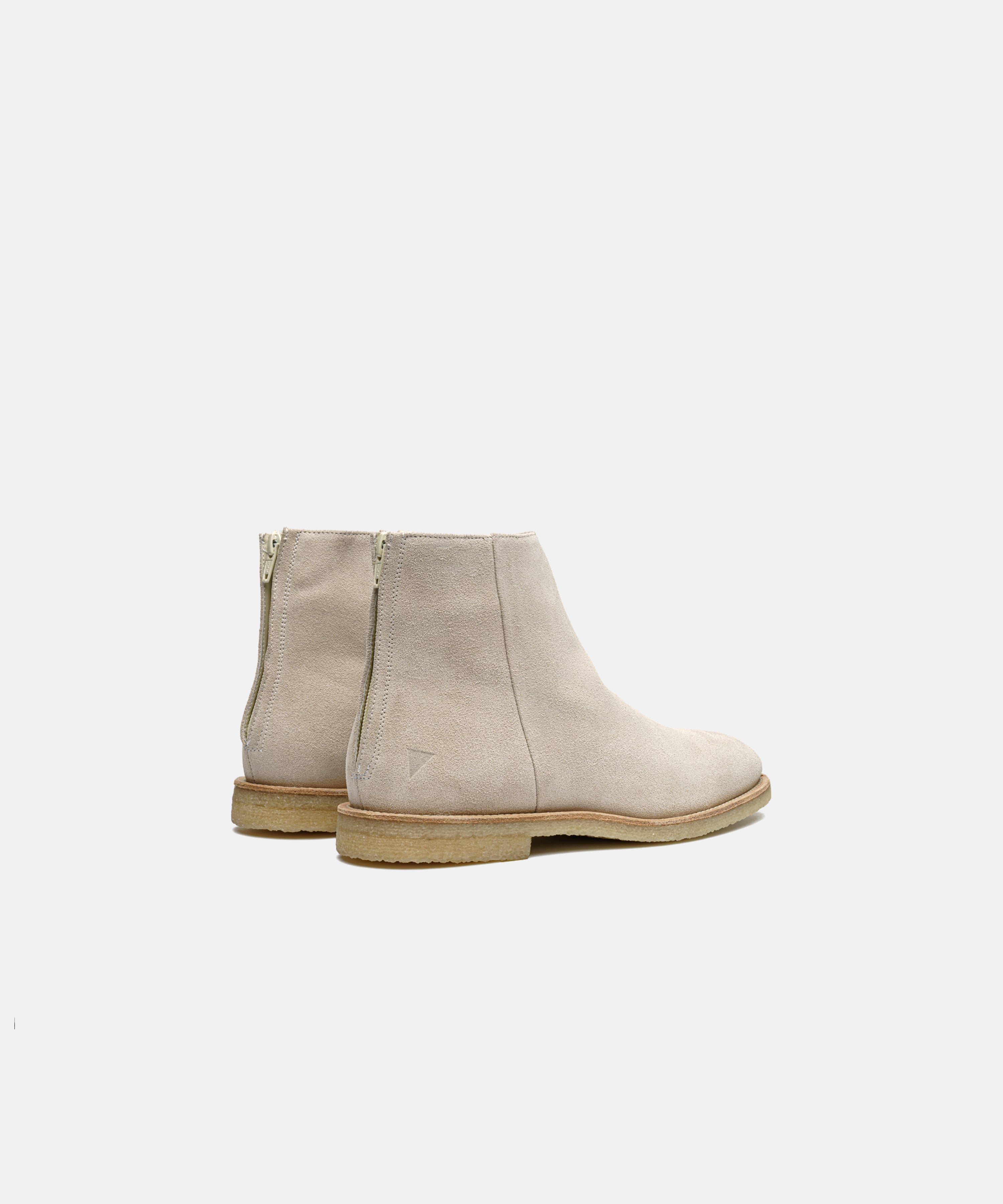 JAK Villa bottines suède off-white 43 zip unisexe