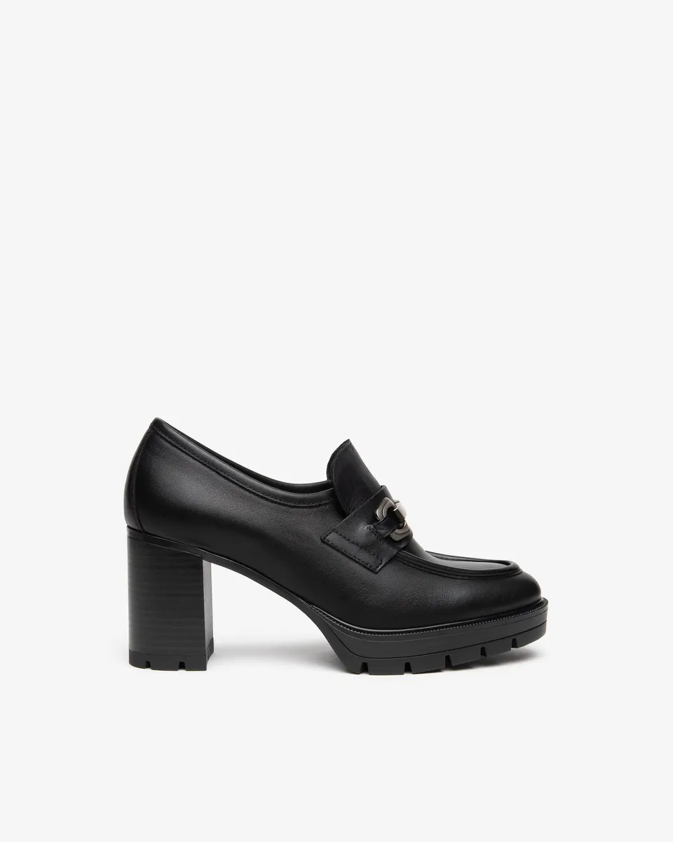 NeroGiardini Mocassins mocassins femme cuir talon 80 mm