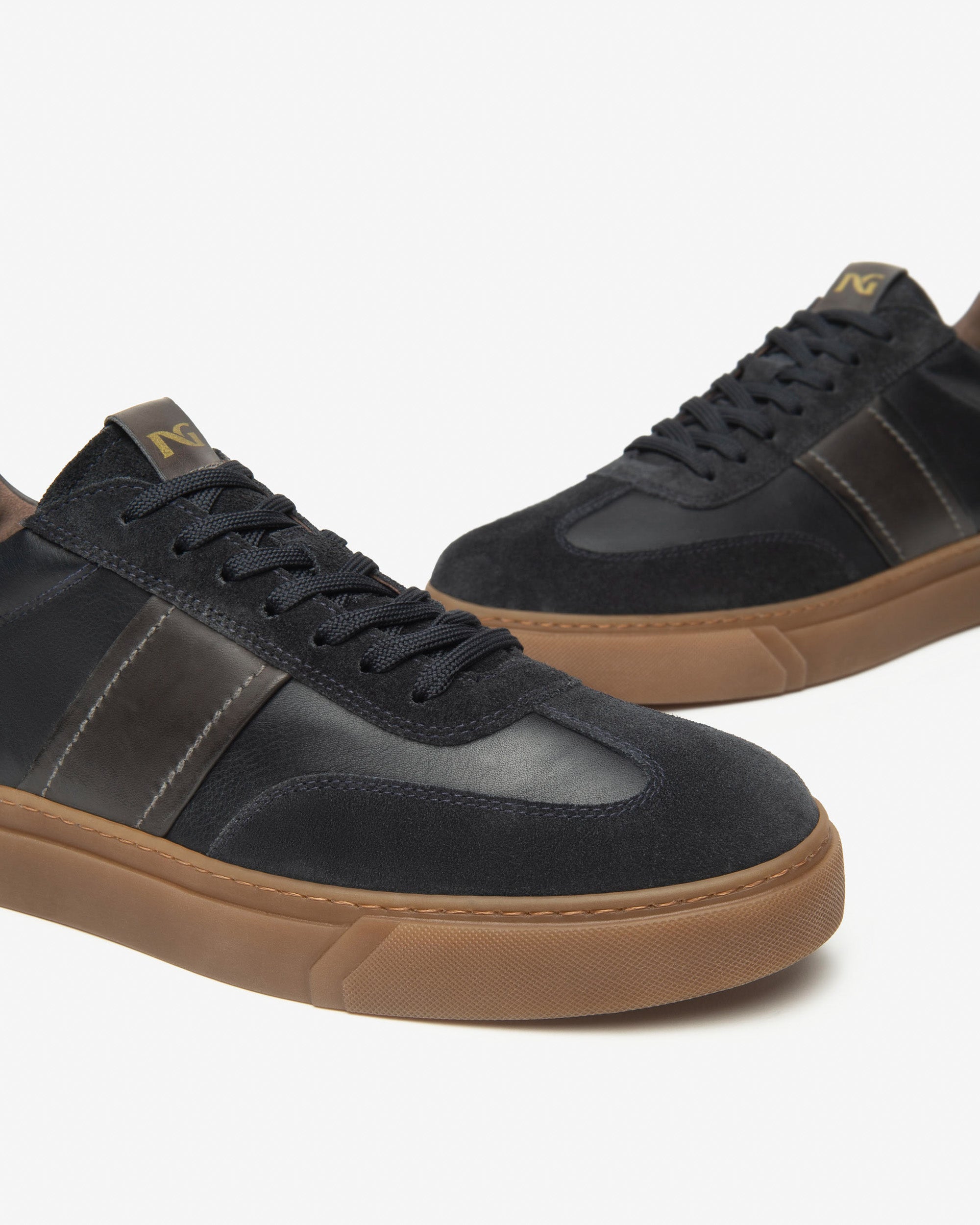 NeroGiardini Sneakers Homme Cuir Velours Memory