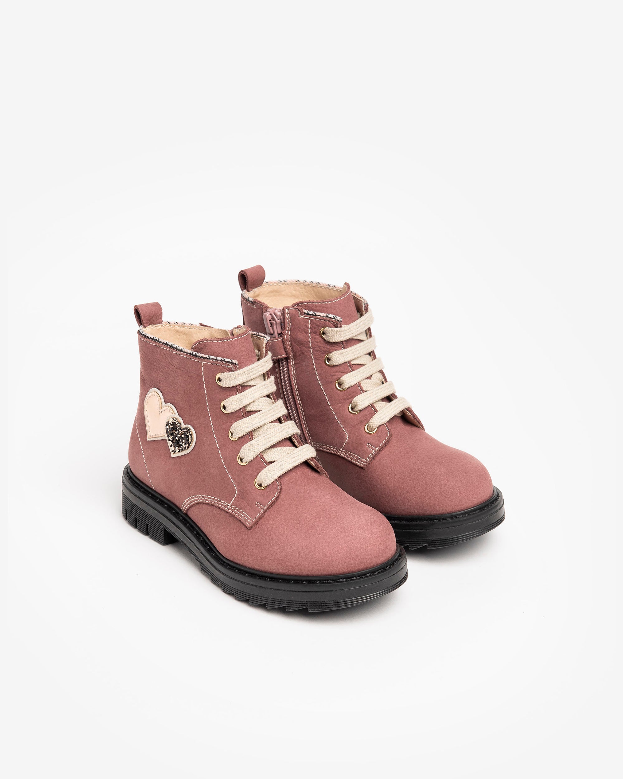Nerogiardini Bottines Fille Cuir Zip Semelle Légère