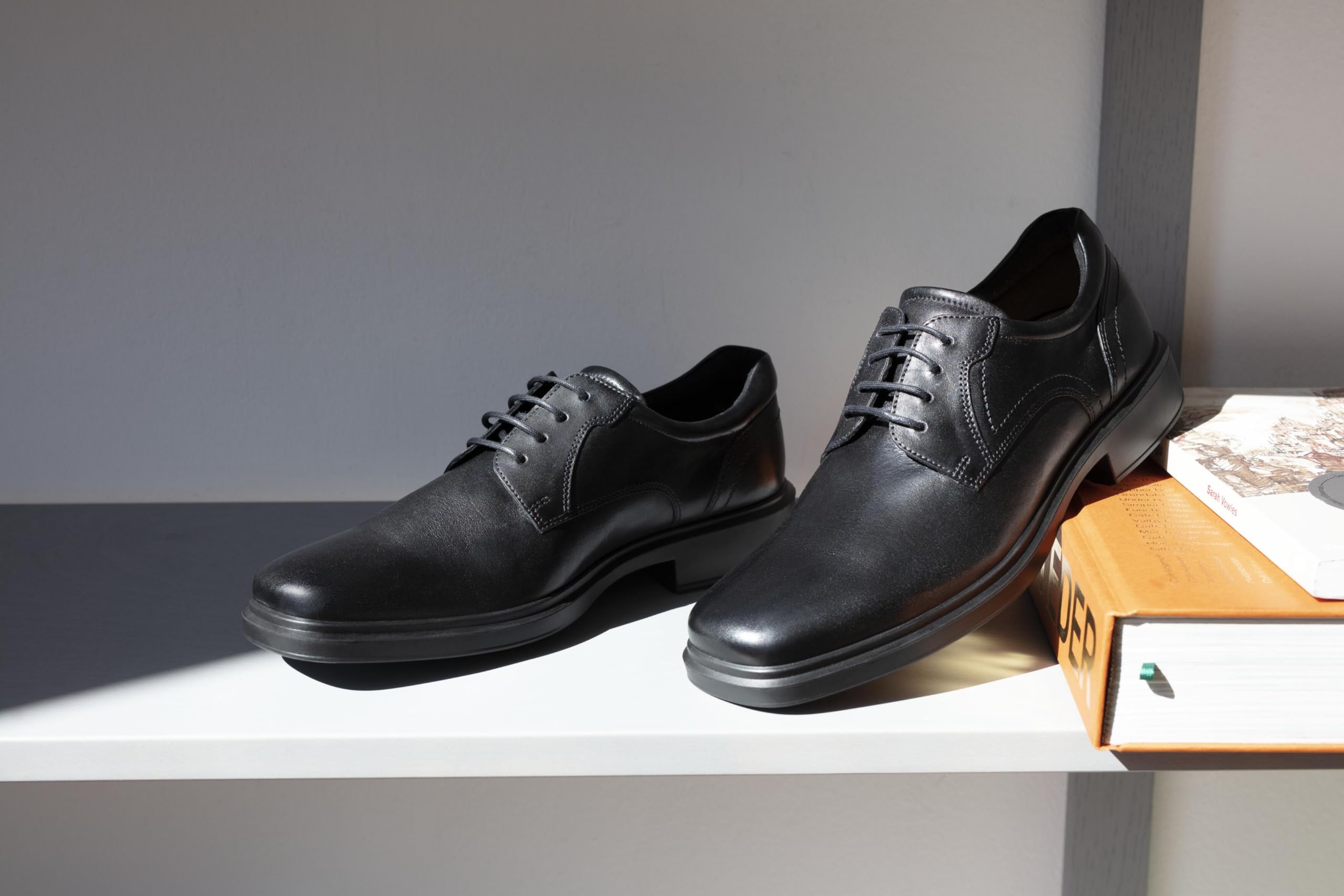 ECCO HELSINKI 2 derby homme cuir noir confort bureau