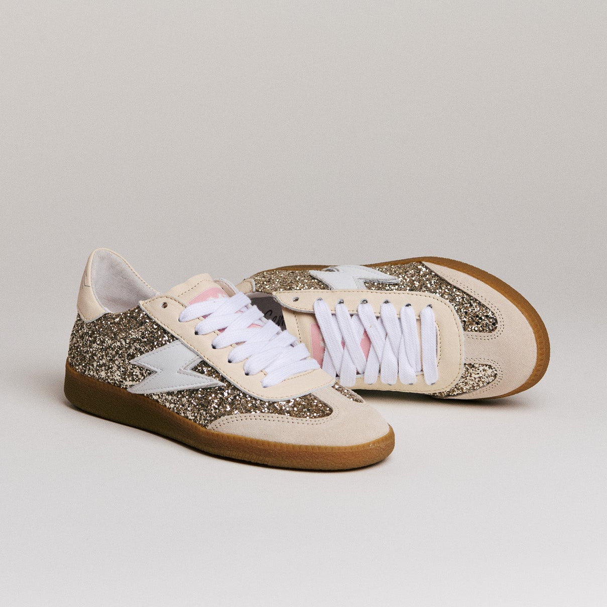 Semerdjian Emily D325 baskets or glitter cuir