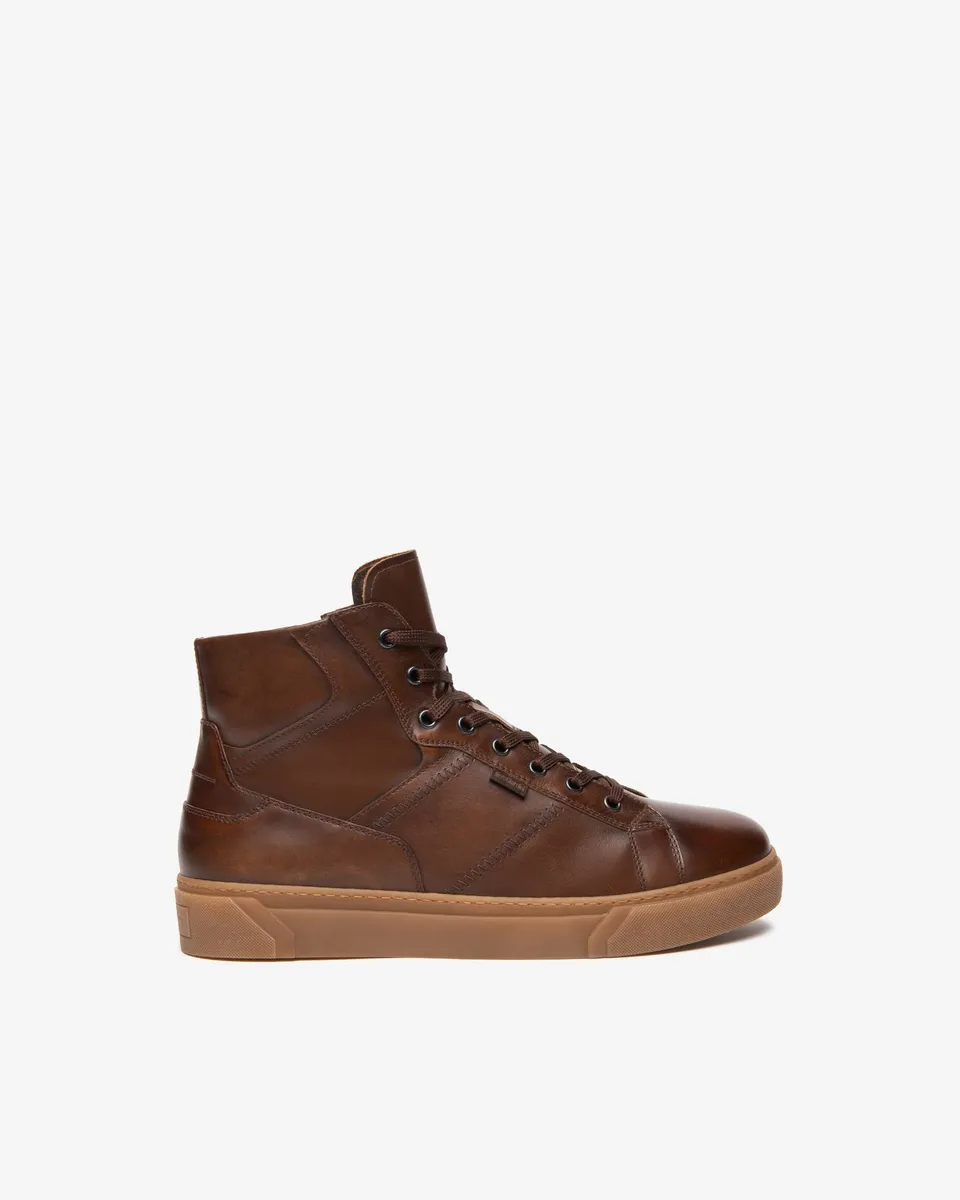 NeroGiardini Sneakers Montantes Homme Cuir Memory Hiver