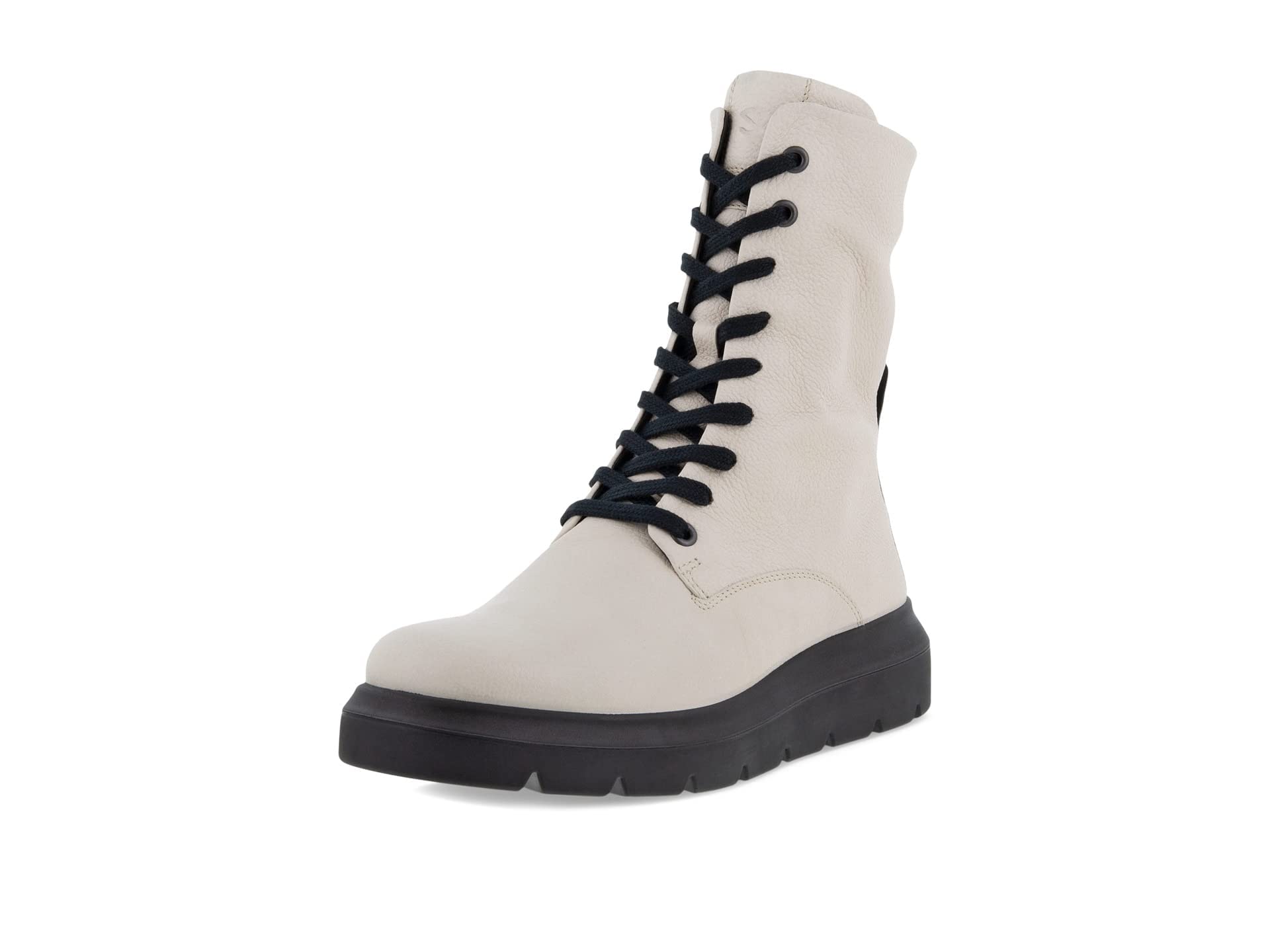 ECCO NOUVELLE Boots femme limestone cuir à lacets