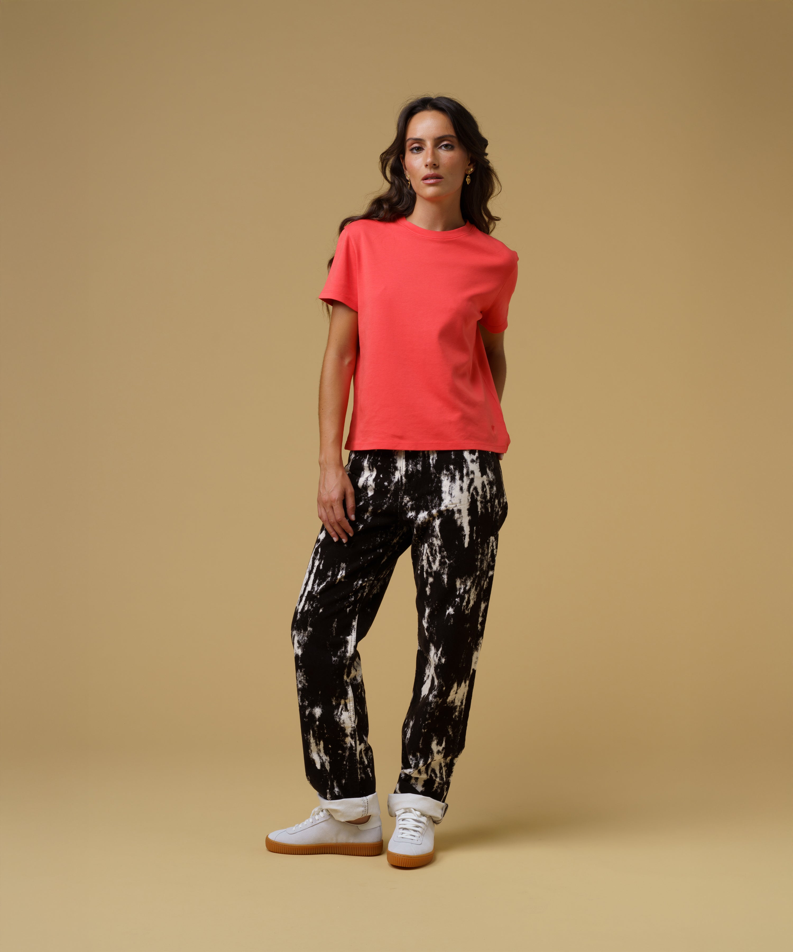 JAK T-Shirt 01 t-shirt femme orange coton bio
