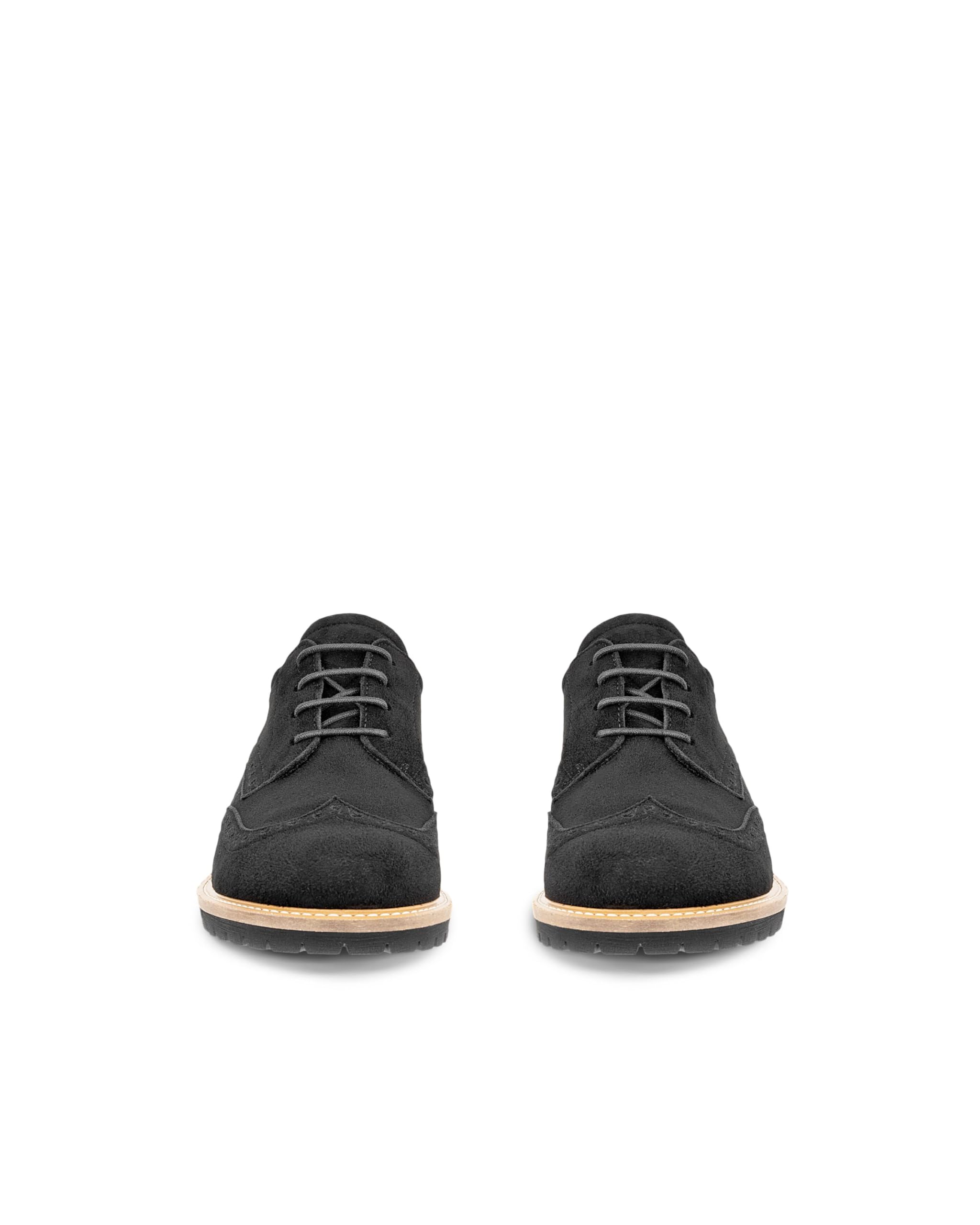 Ecco Elaina Derby Oxford Femme Noir Cuir Plat