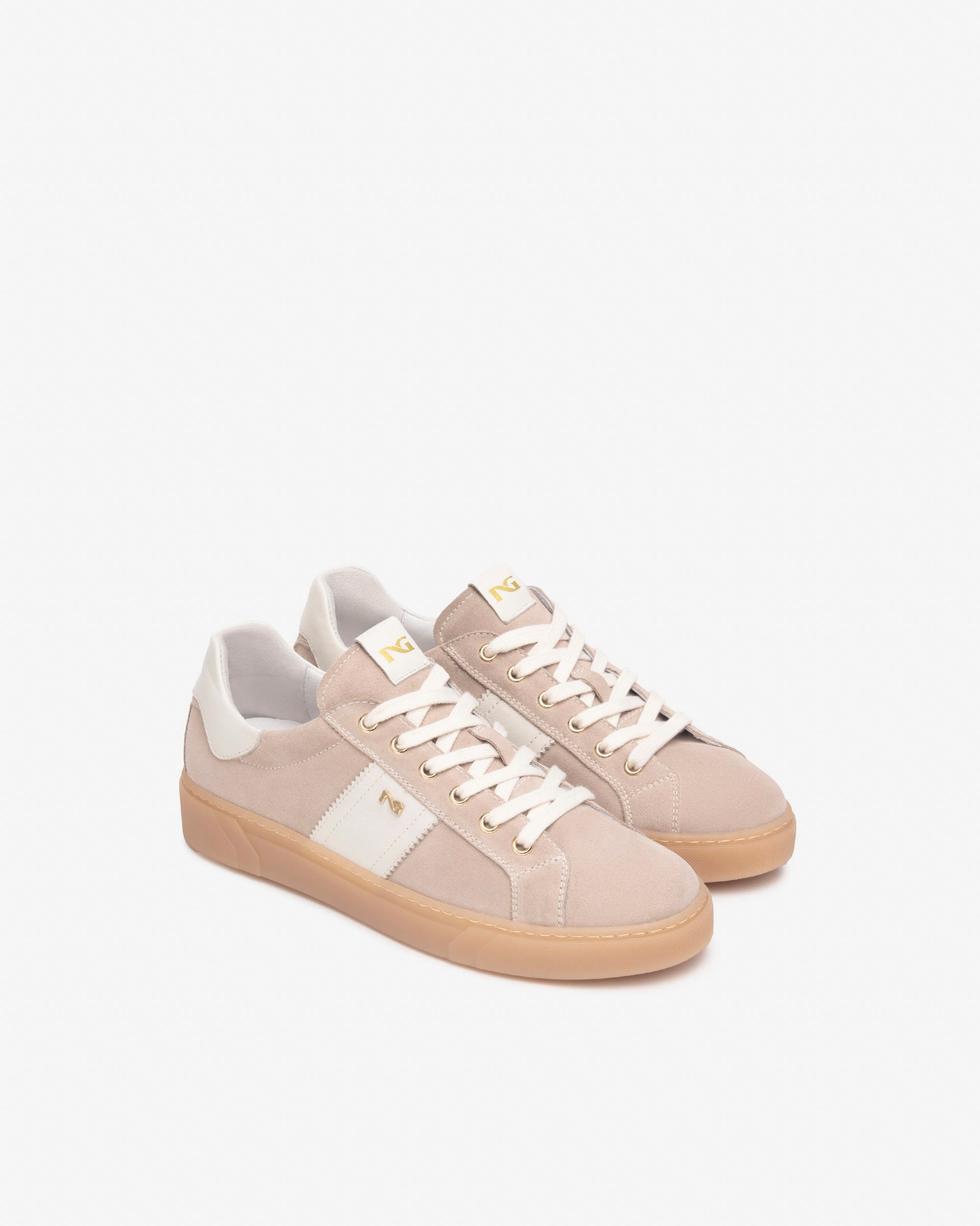 Nerogiardini Sneakers Femme Cuir Velours - Printemps Été