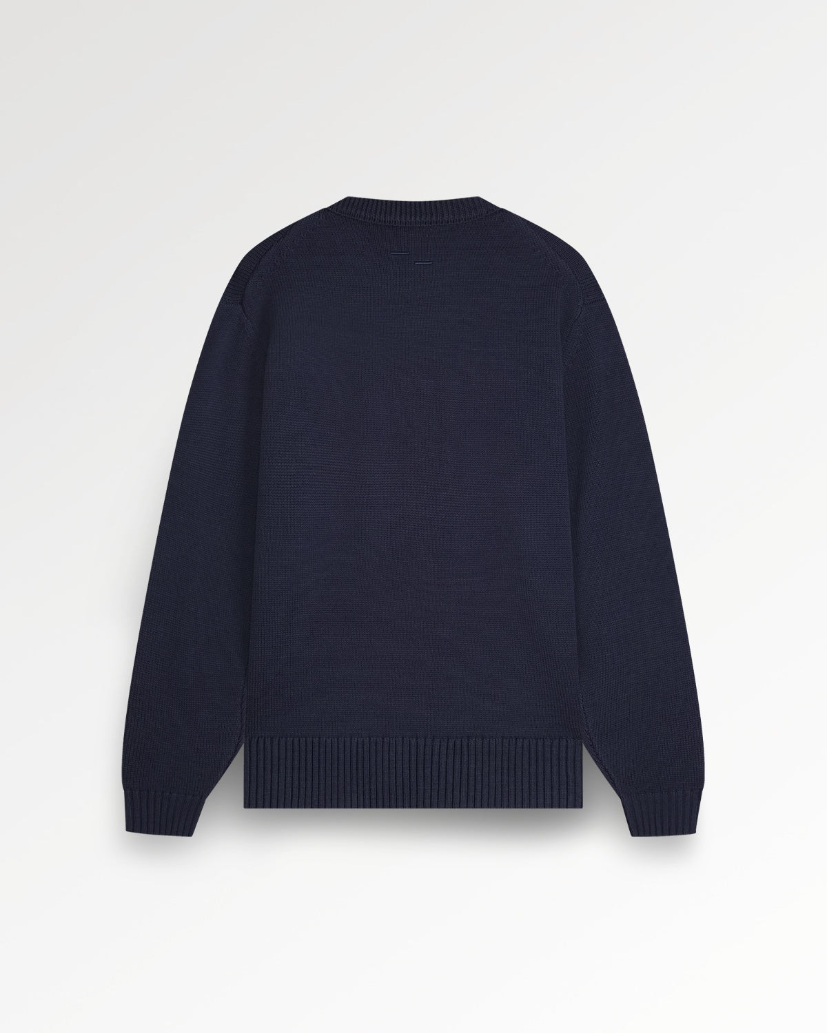 Filling Pieces Knot Pull maille bleu marine manches raglan