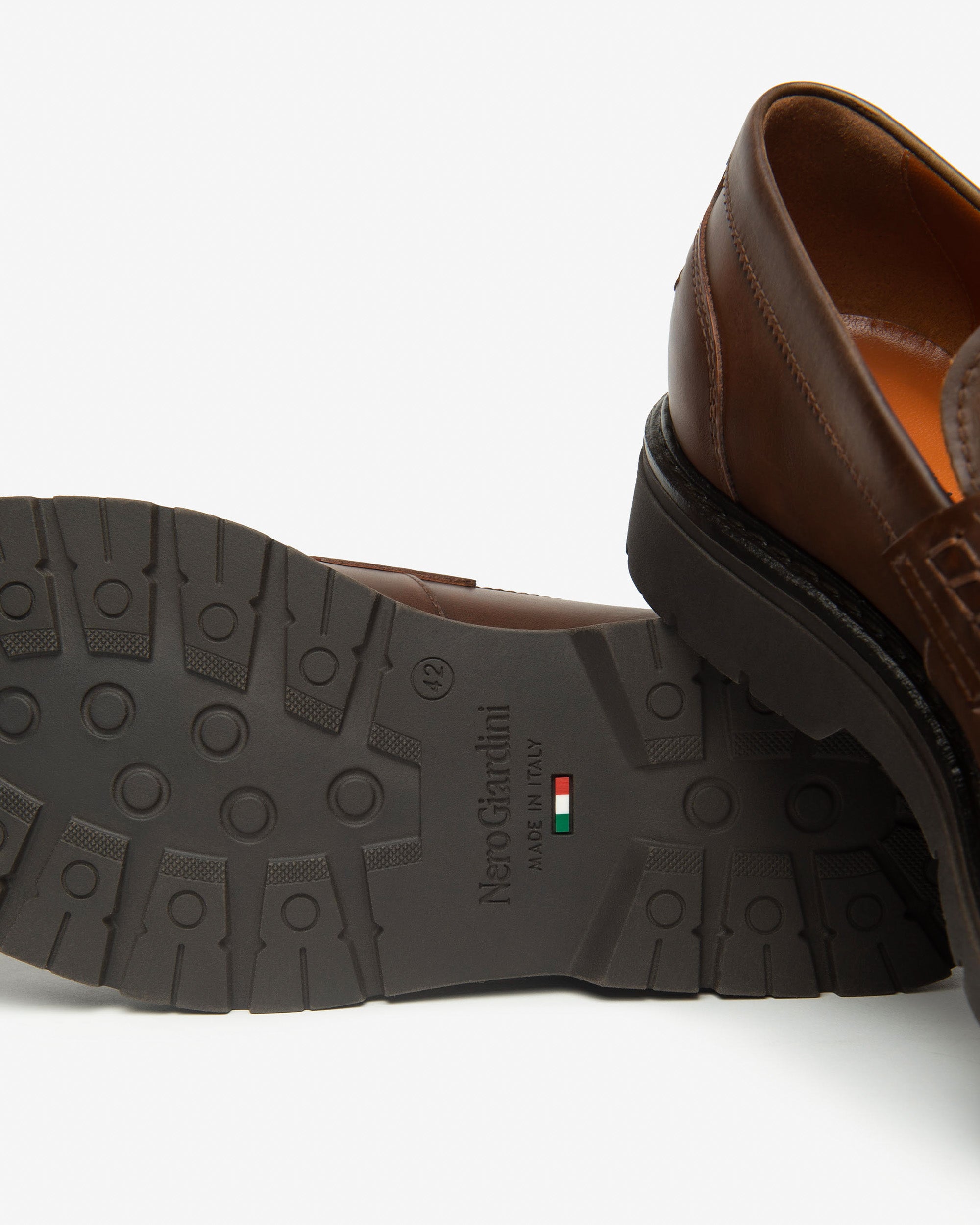 NeroGiardini Mocassins Homme Cuir Made in Italy Taille 42