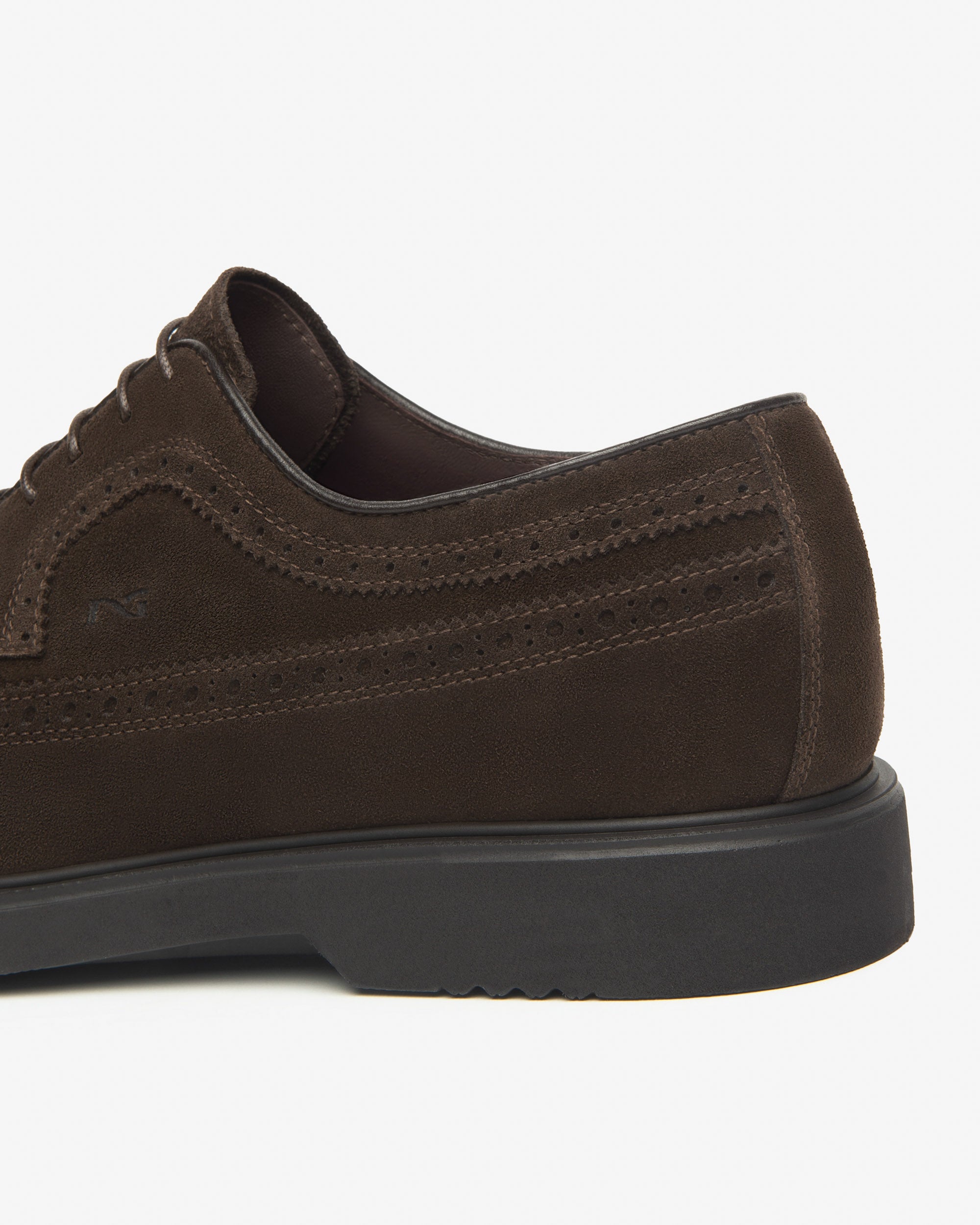 Nerogiardini Chaussures à Lacets Derby Homme Velours