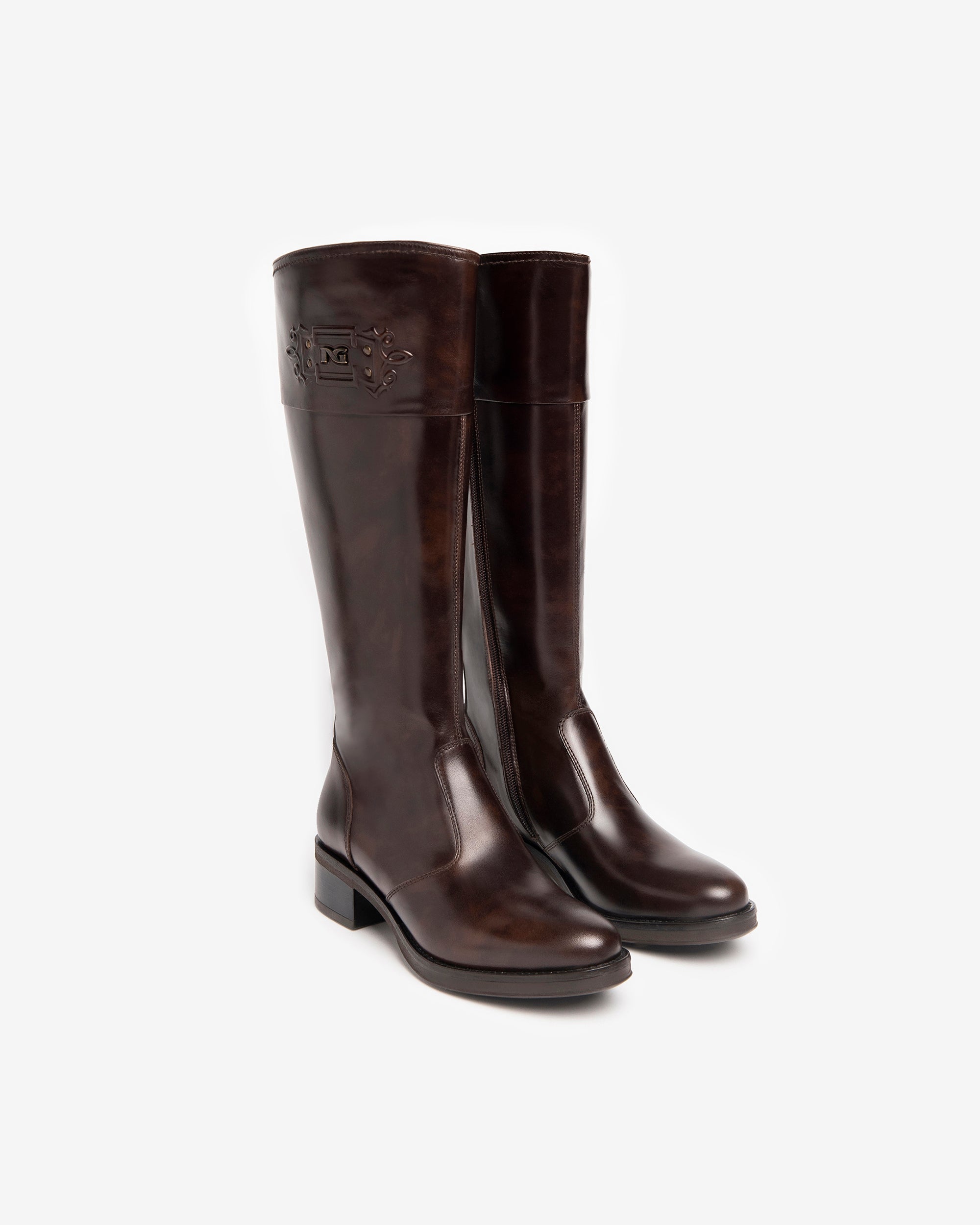 NeroGiardini Bottes Cuir Femme Confort 35-41 Italie