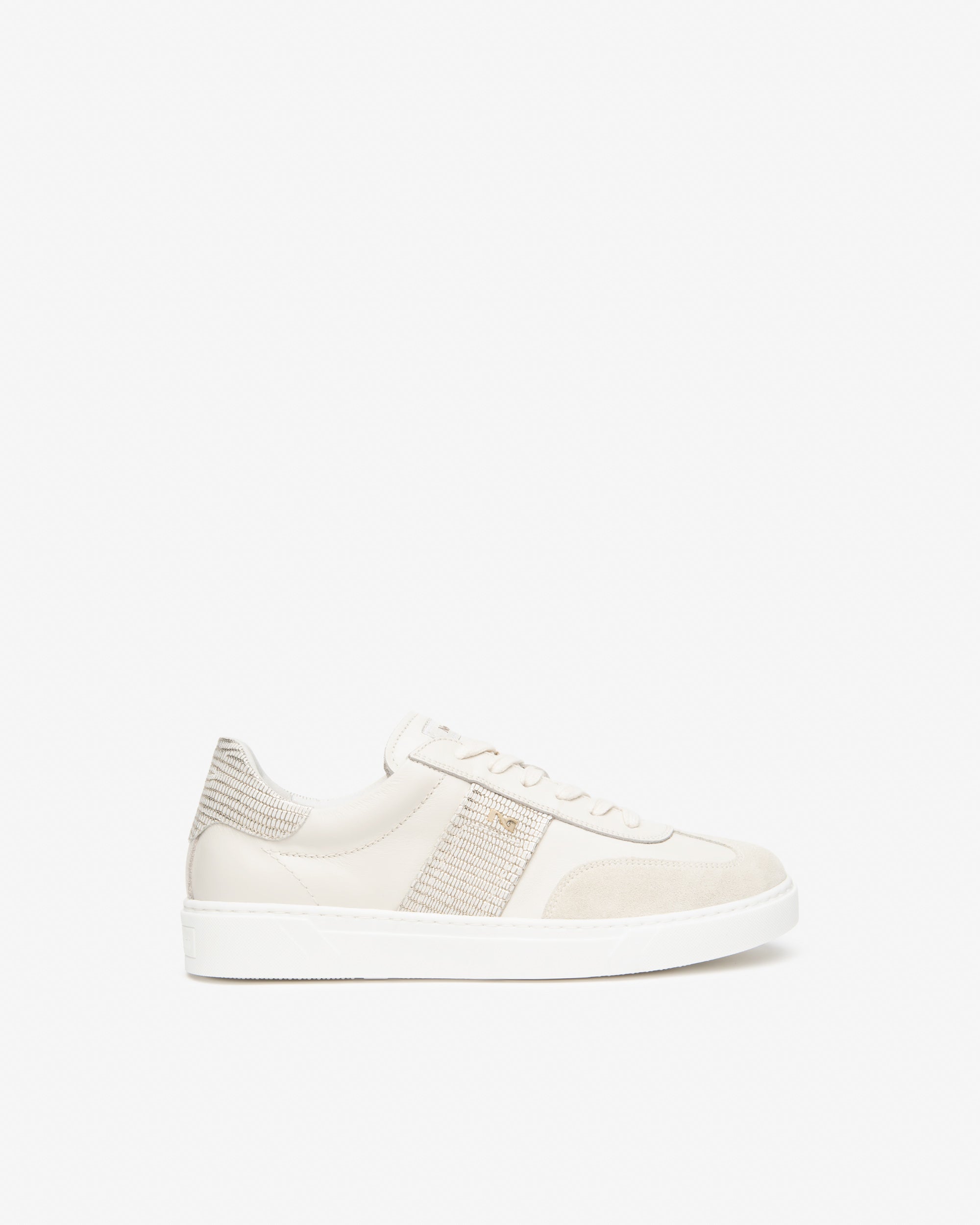 NeroGiardini Sneakers Femme Cuir Velours Confort