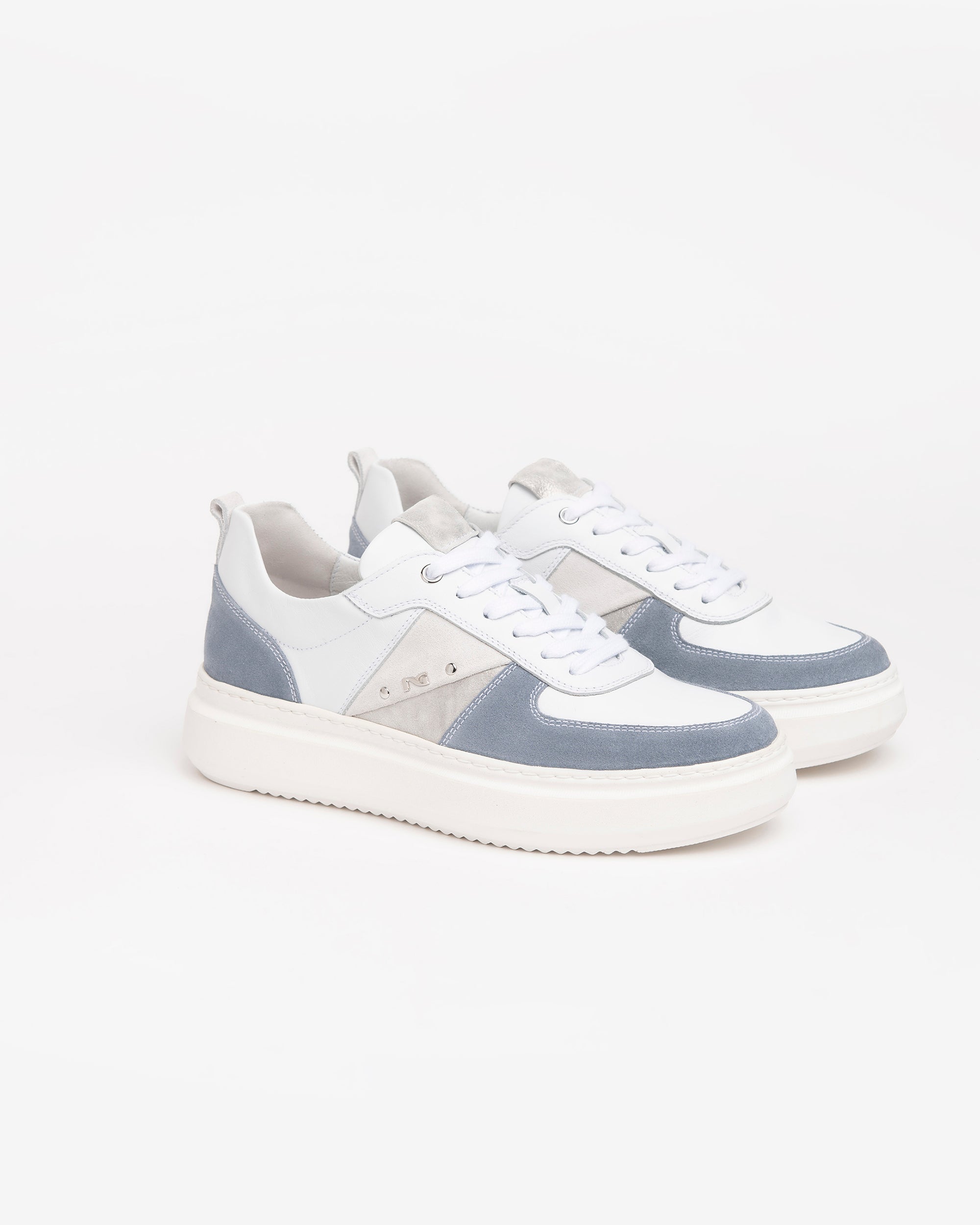 Nerogiardini Sneakers Femme Cuir Sneakers Velours 4 cm
