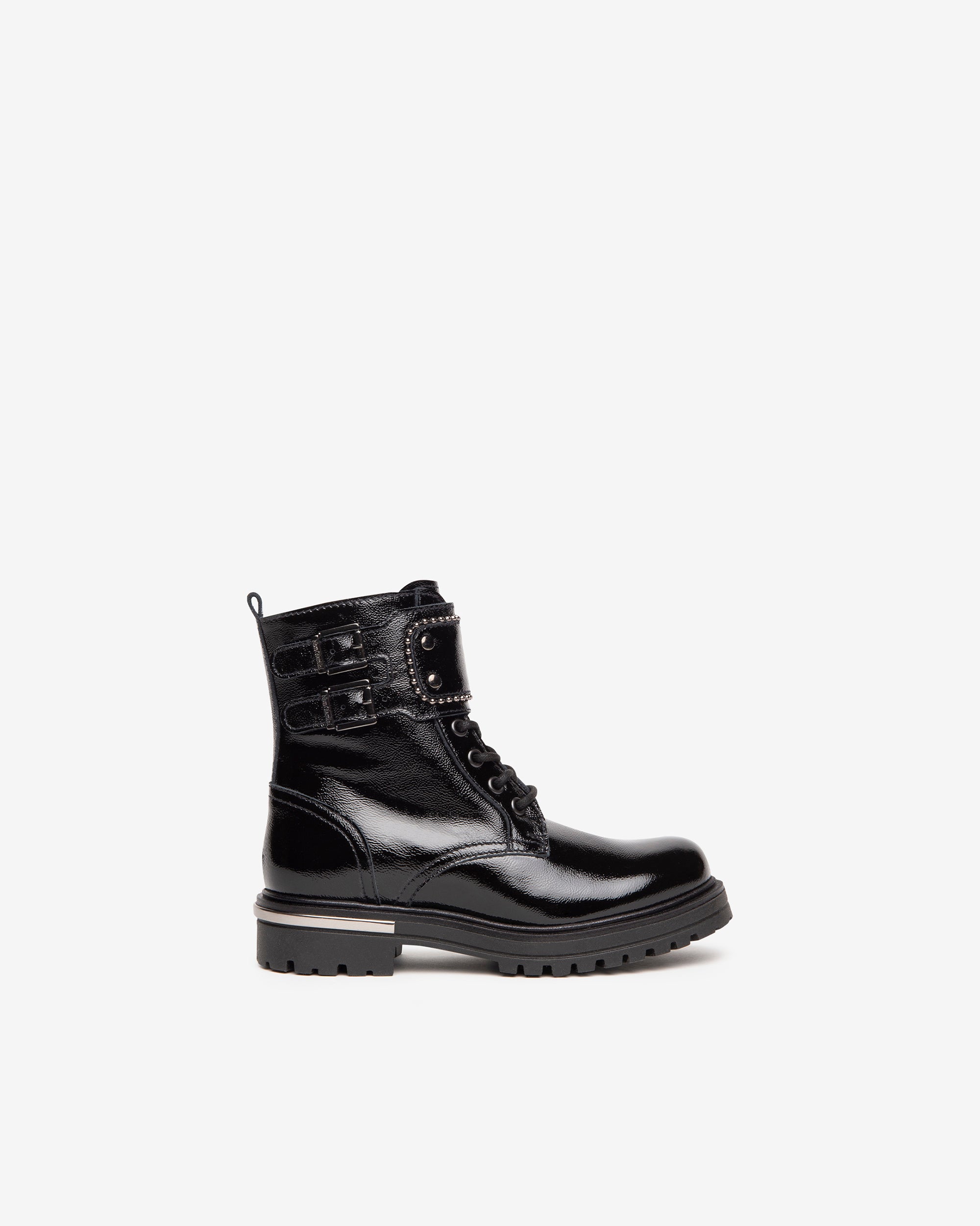 NeroGiardini Bottines Teens Fille Vernis à Lacets