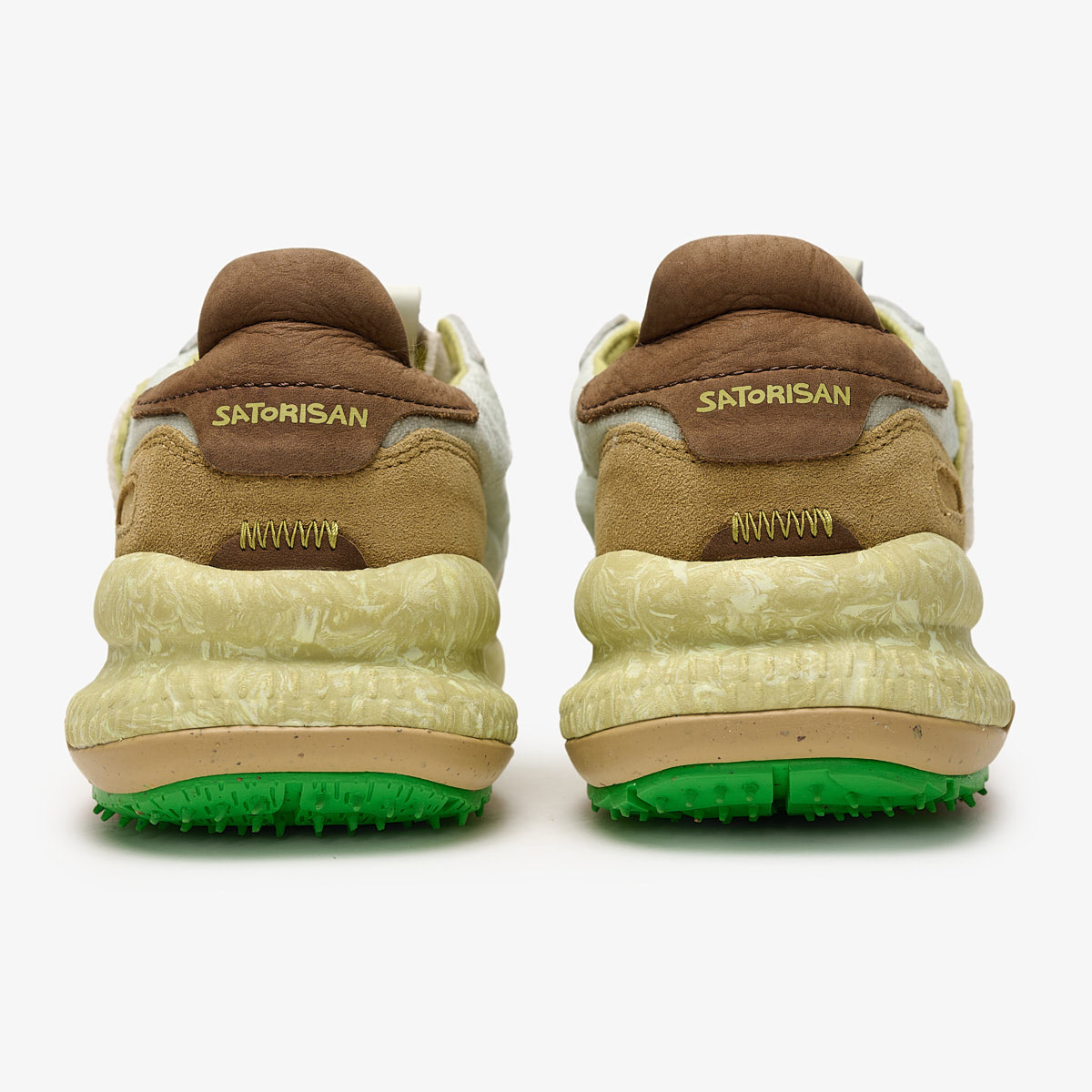 Satorisan Chacrona Linen baskets lin Cloudy Green