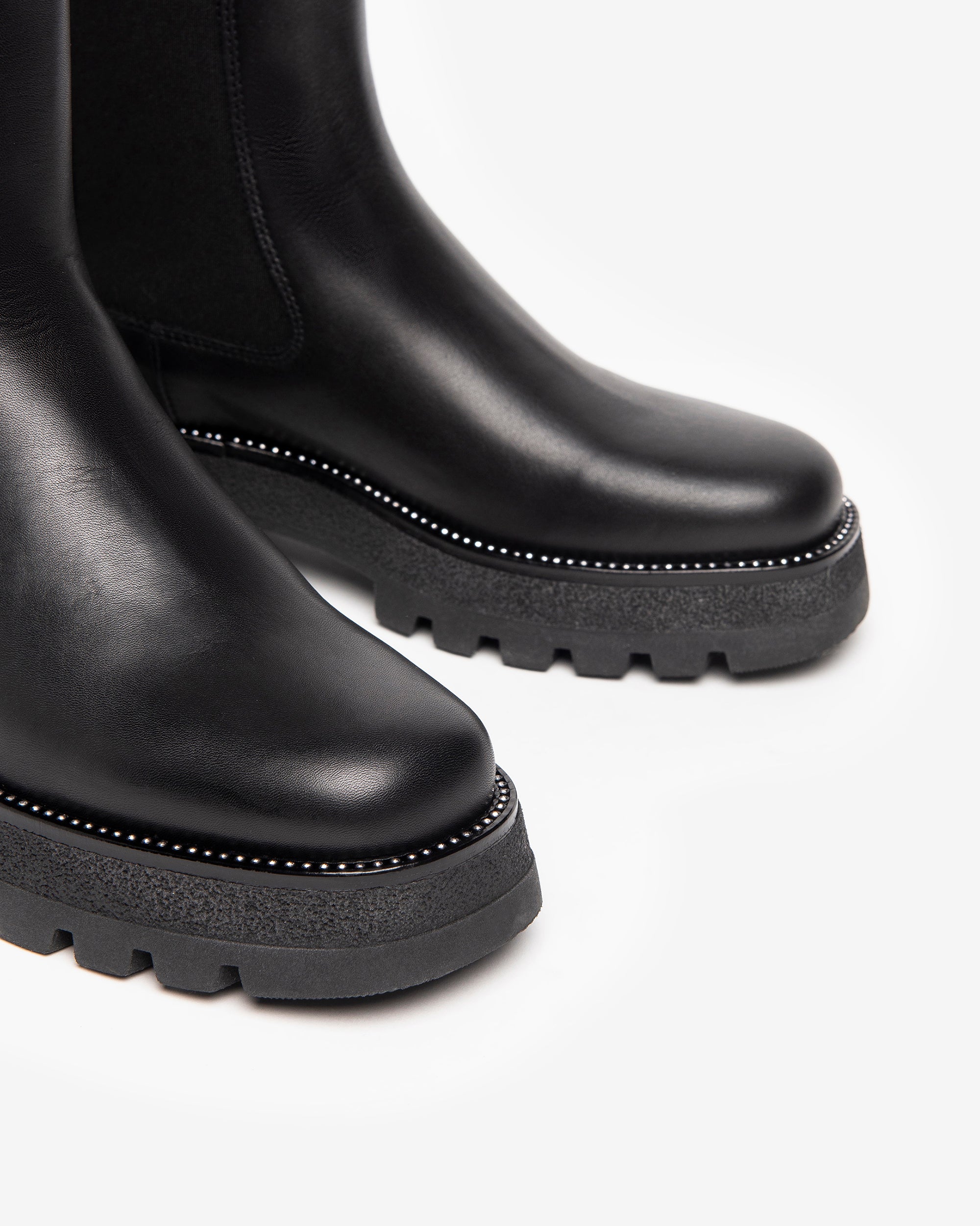 NeroGiardini Bottines Chelsea bottines cuir femme hiver