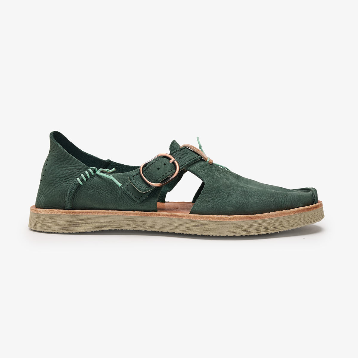 Satorisan Benirras Premium sandales cuir Spectral Green
