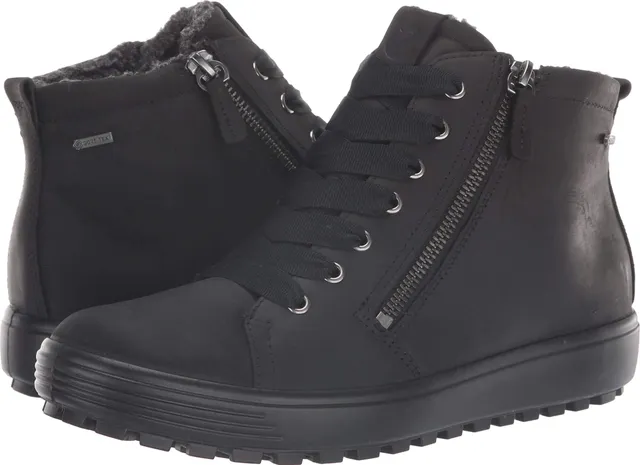 ECCO Soft 7 bottines femme noir 3 UK hiver