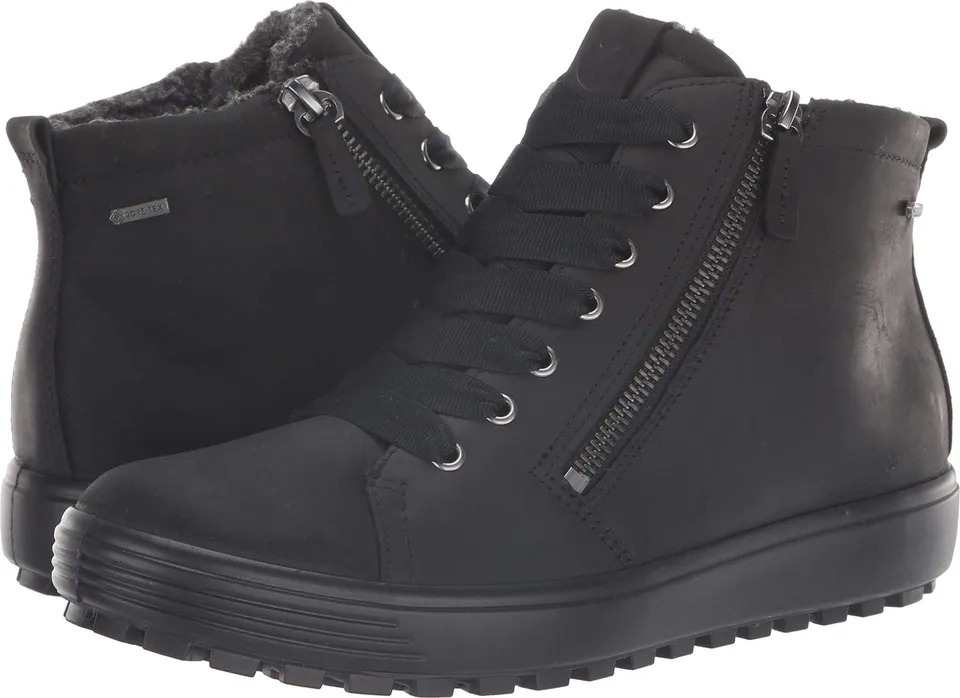 ECCO Soft 7 bottines femme noir 3 UK hiver