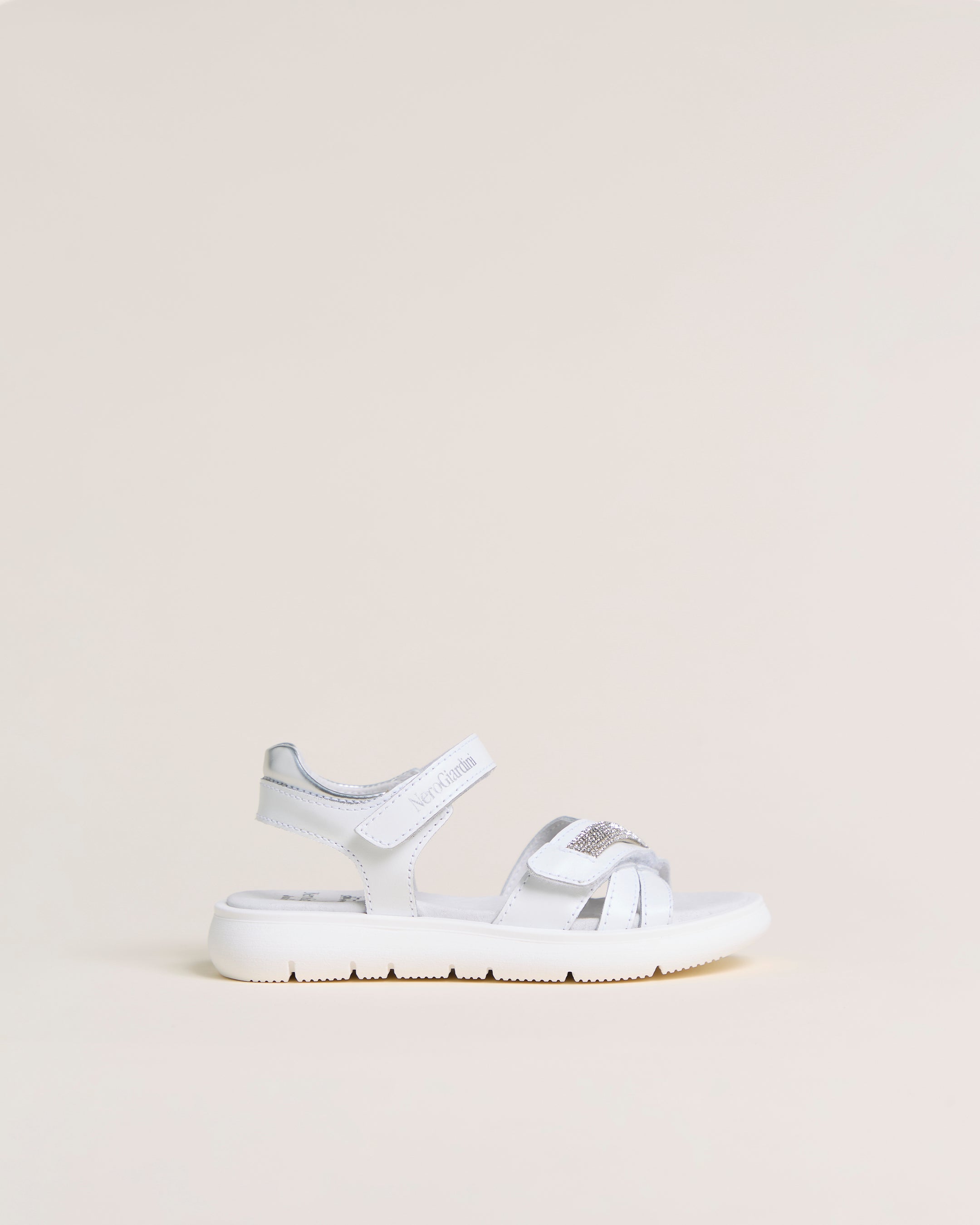 NeroGiardini Sandales Junior Fille Cuir Technique