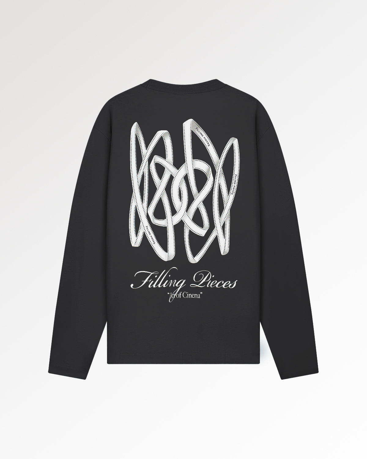 Filling Pieces Longsleeve Film Strip t-shirt noir coton bio