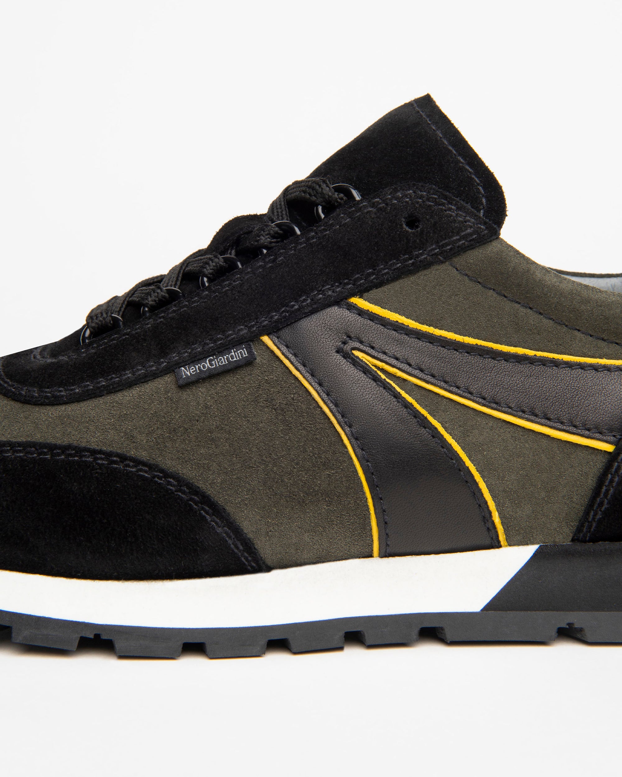NeroGiardini Sneakers Homme Cuir Velours DryGo 2,5 cm