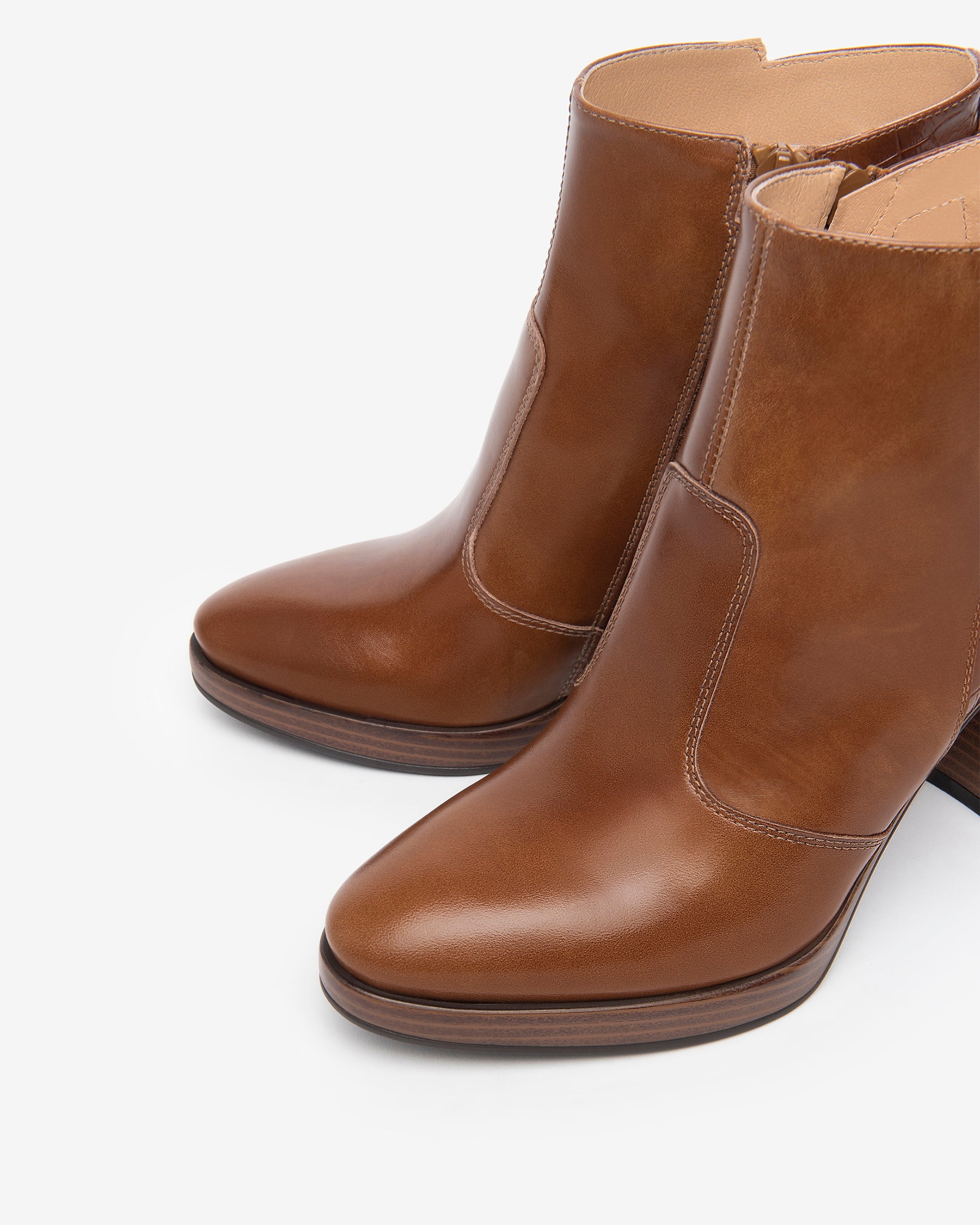 Nerogiardini Bottines Femme Cuir Confort Automne Hiver