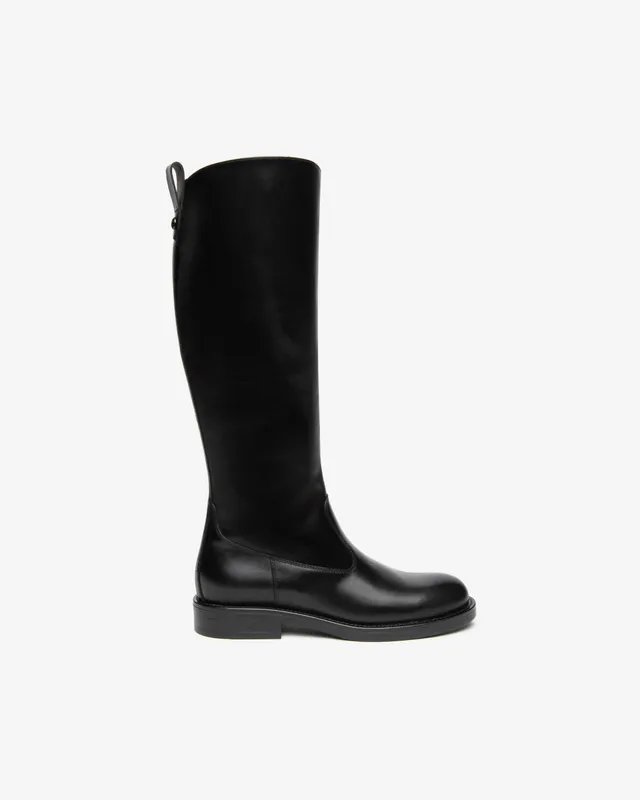 Nerogiardini Bottes bottes cuir femme talon 30 mm