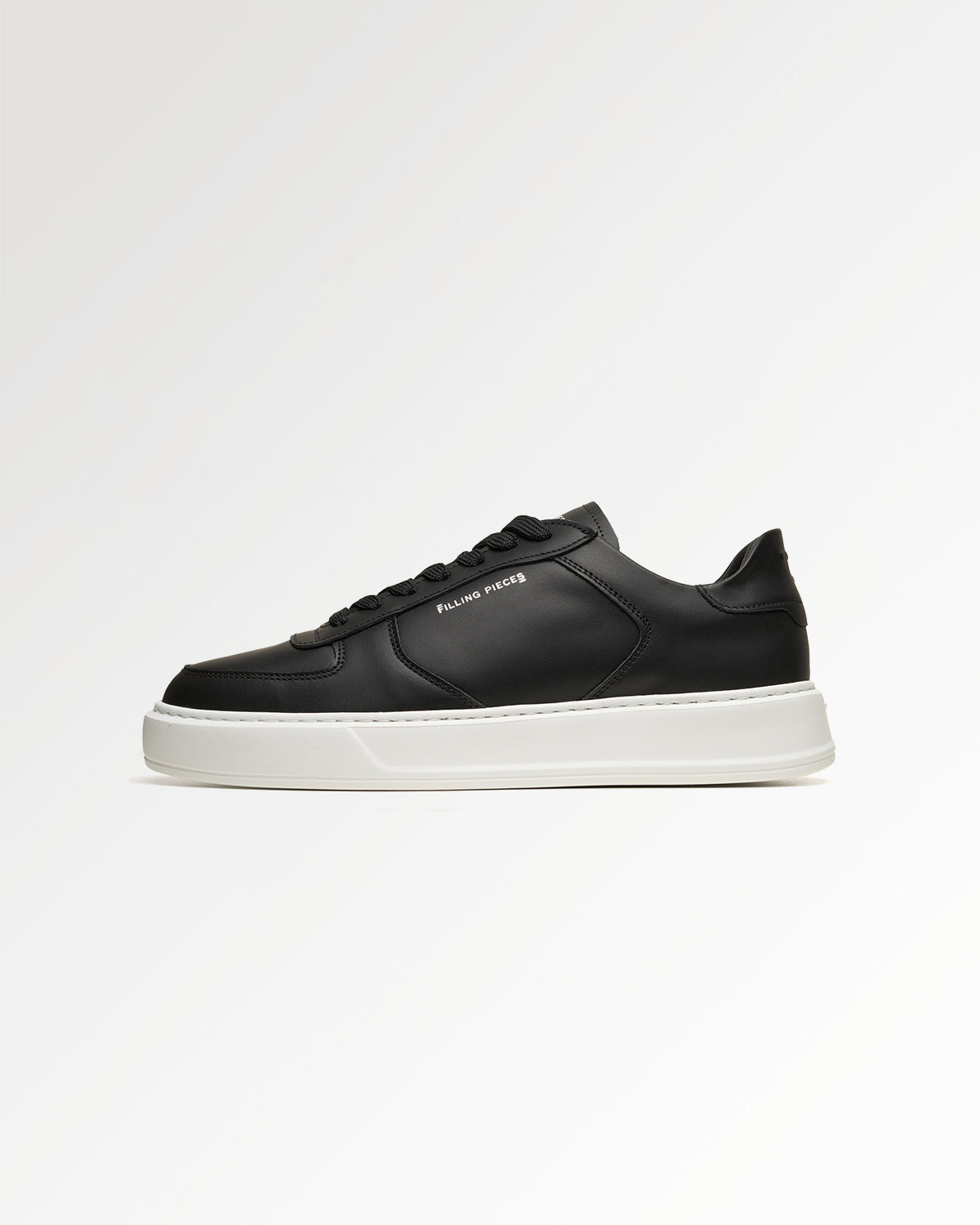 Filling Pieces Evo Court Nappa Black sneakers noir cuir