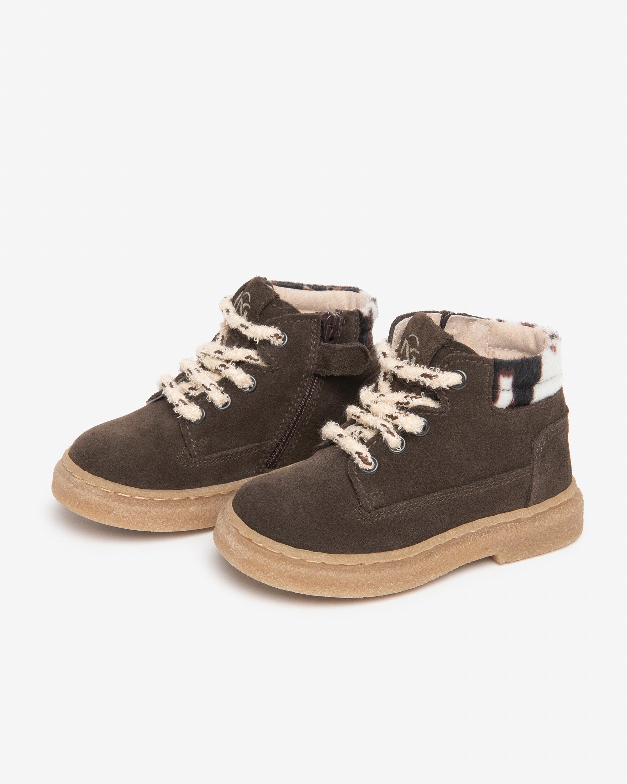 NeroGiardini Bottines Junior Fille Velours Animalier 24
