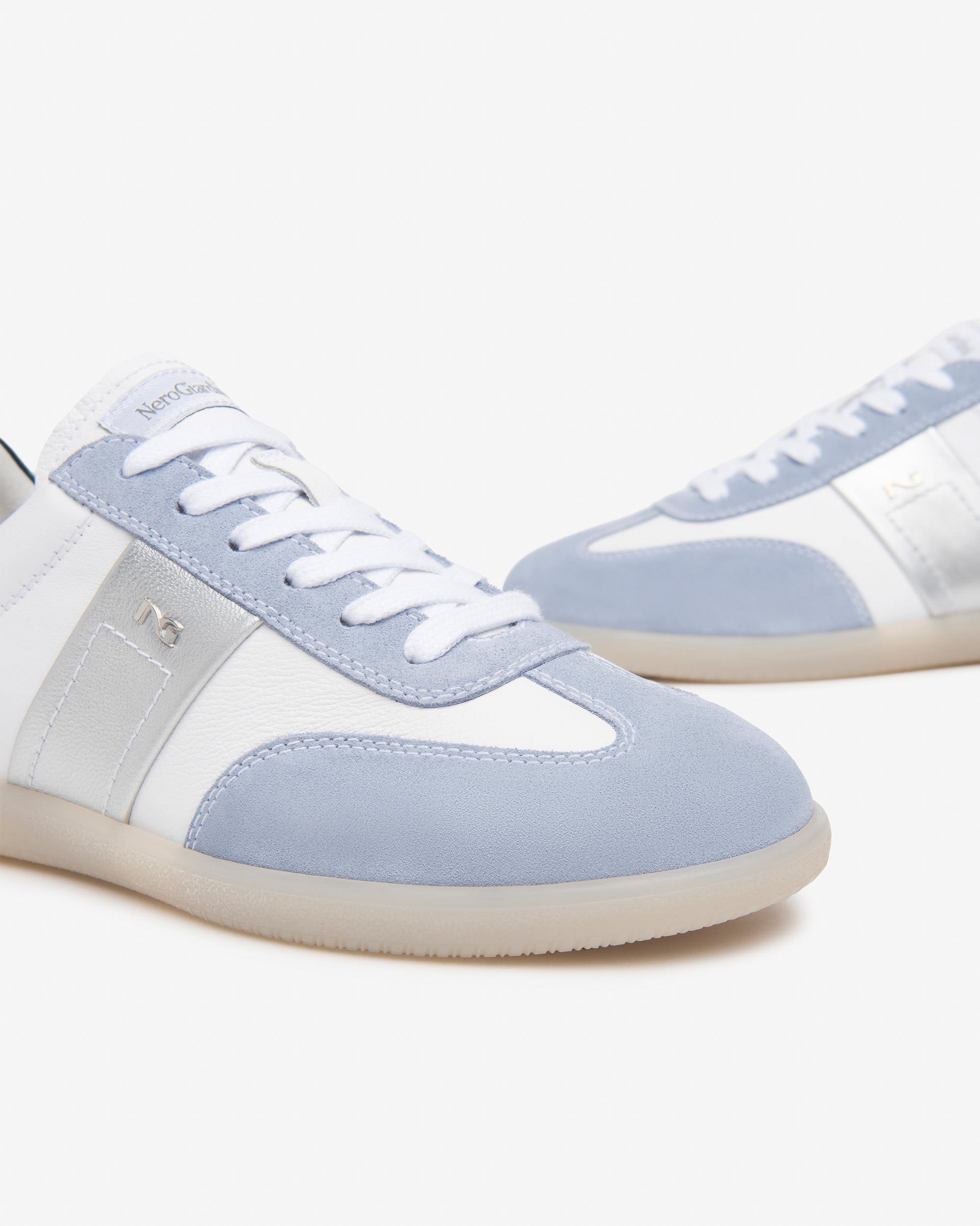 NeroGiardini Sneakers Femme Cuir Velours Confort