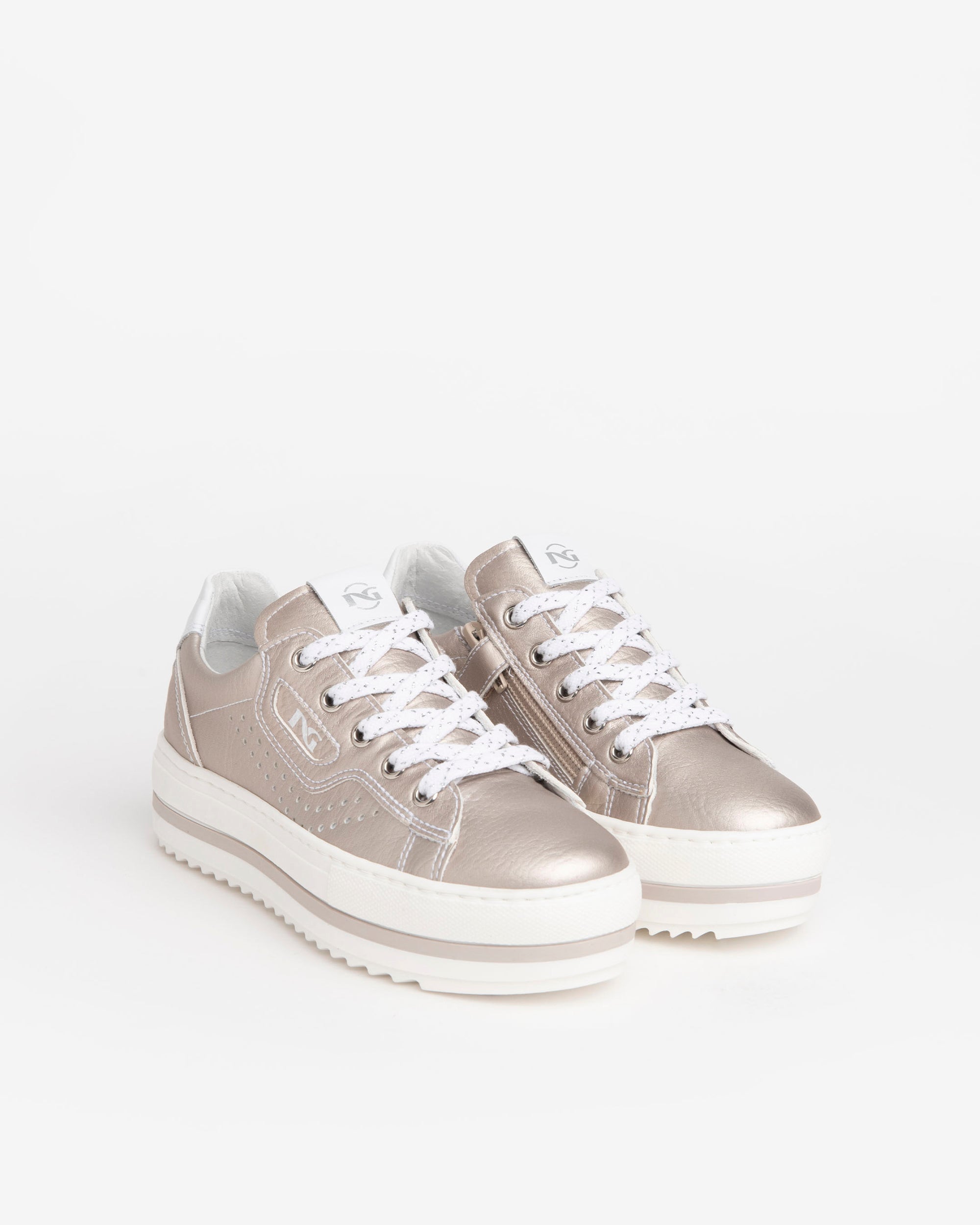 NeroGiardini Teens Sneakers Fille Cuir Pointure 35 Confort DryGo