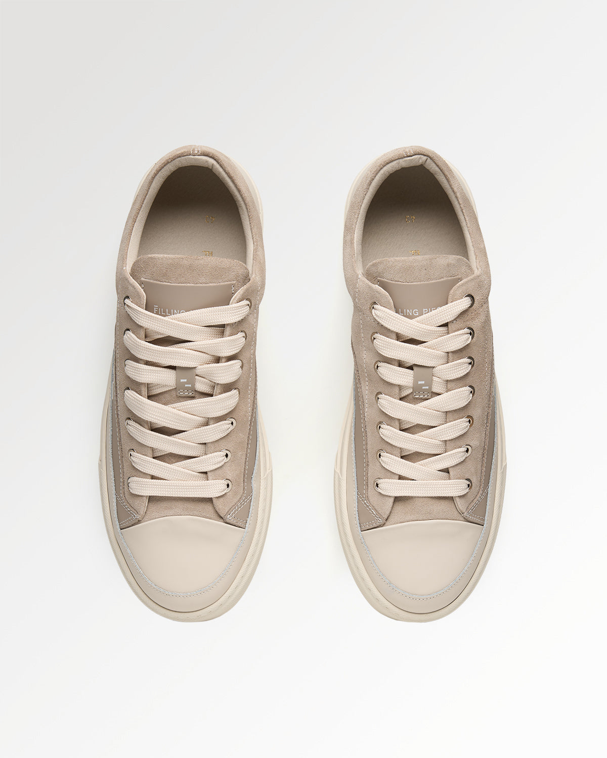 Filling Pieces Riviera baskets crème suède cuir