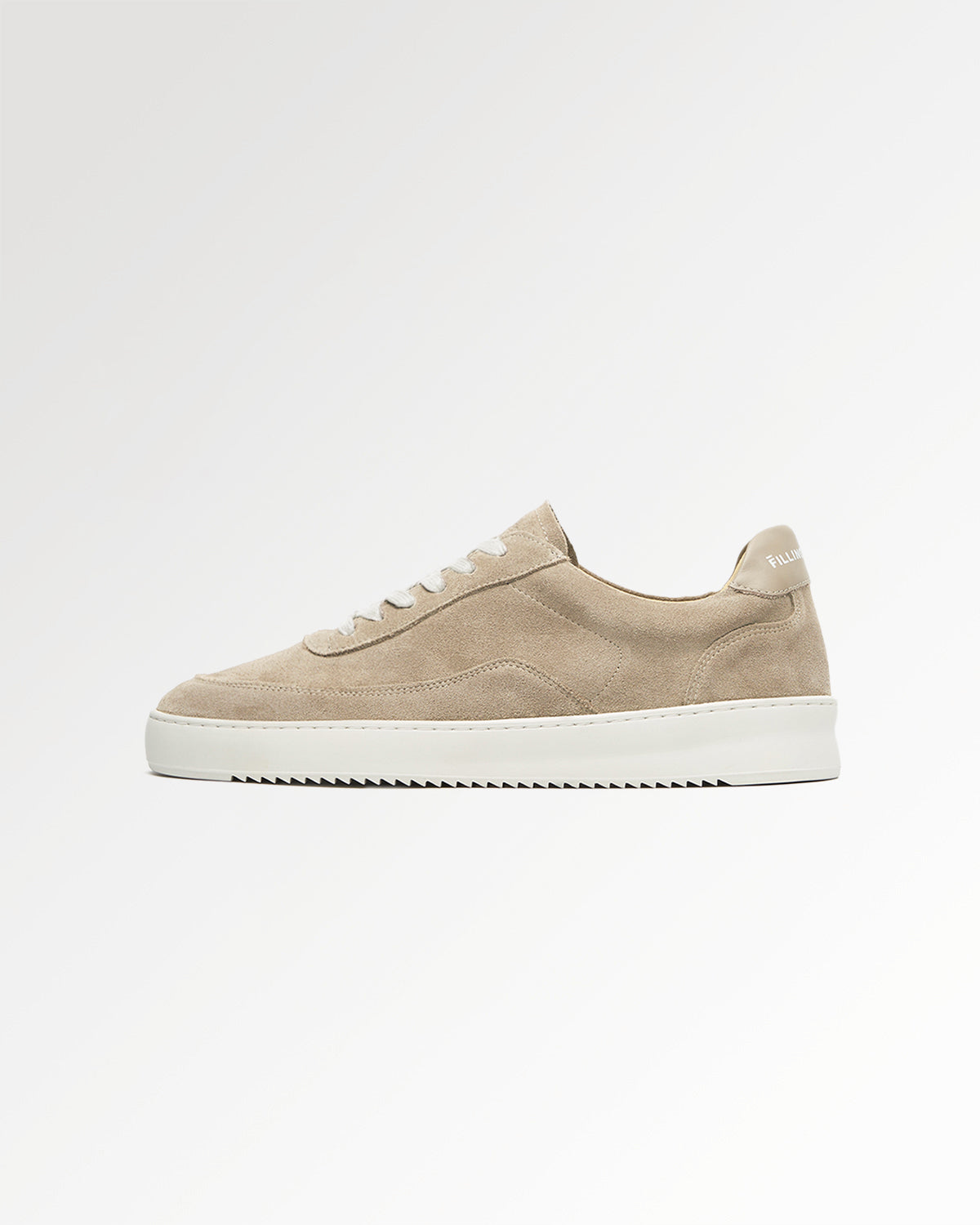 Filling Pieces Mondo Suede Organic Beige sneakers daim homme