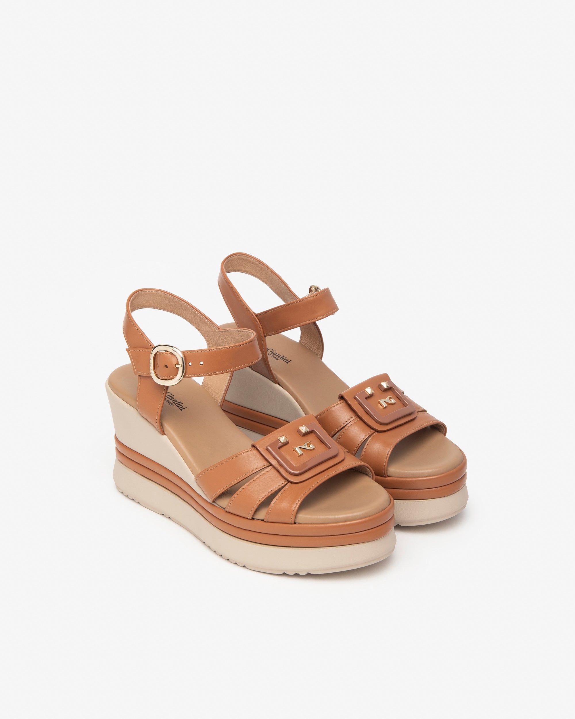 NeroGiardini Sandales Cuir Femme 38 Été Italie