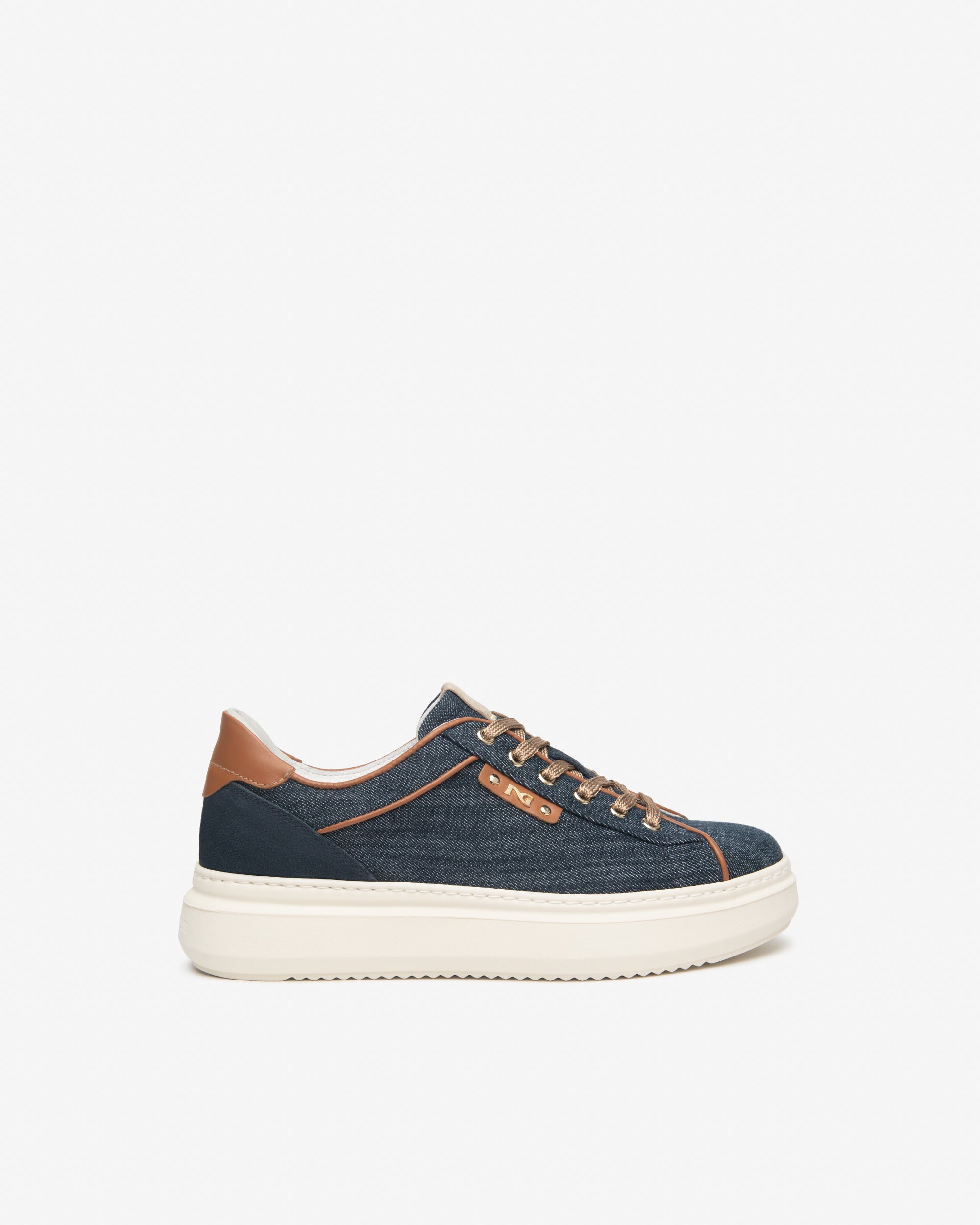 NeroGiardini Sneakers Femme Tissu Cuir 38