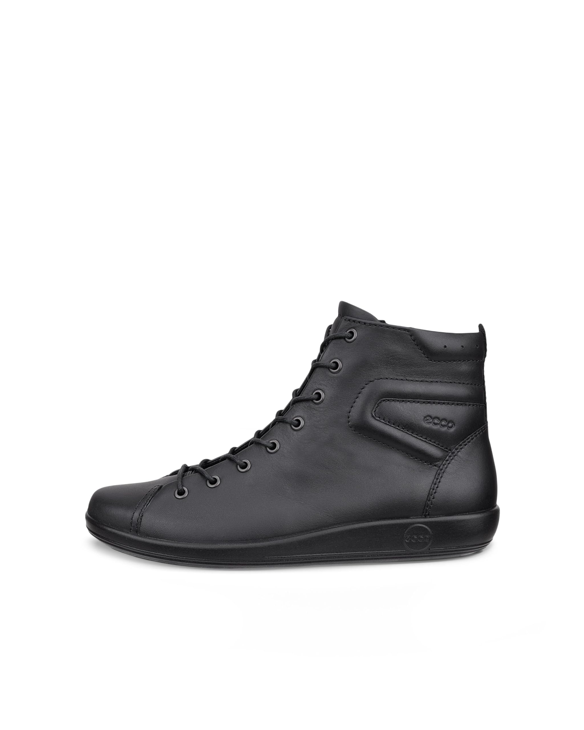 ECCO Soft 2.0 bottine femme noire 41 zip cuir