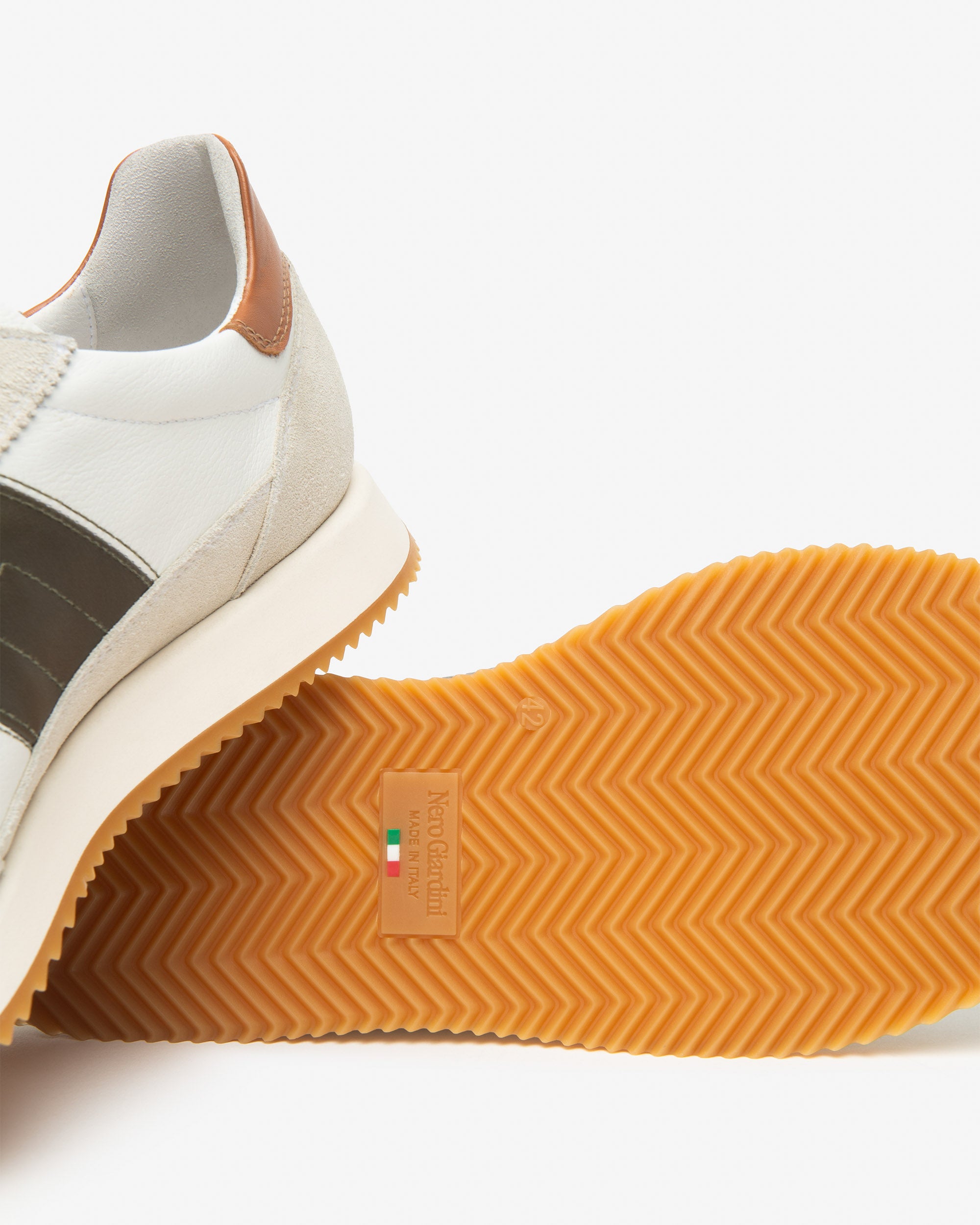 Nerogiardini Sneakers Homme Cuir Velours Ville