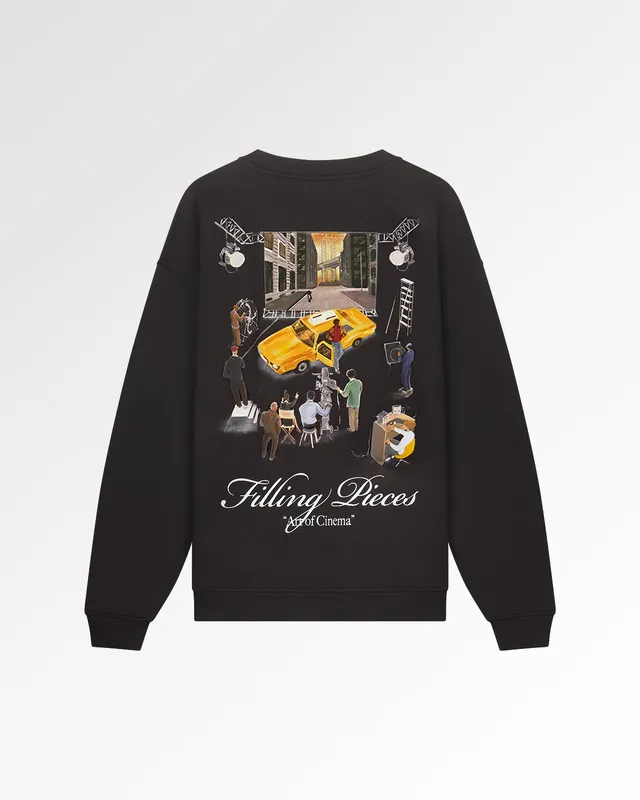 Filling Pieces Film Set sweatshirt noir coton bio