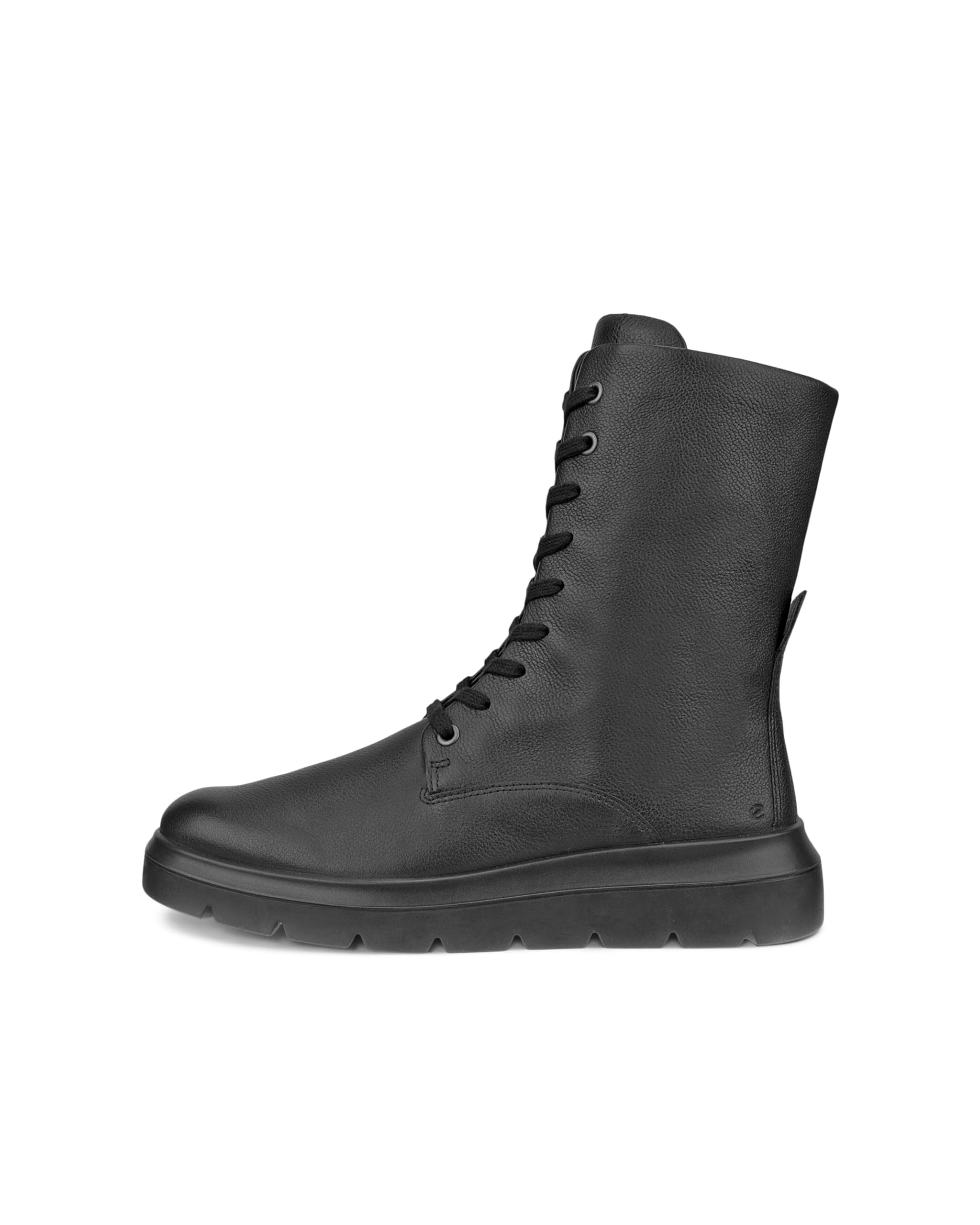 ECCO NOUVELLE Boots femme noir cuir à lacets