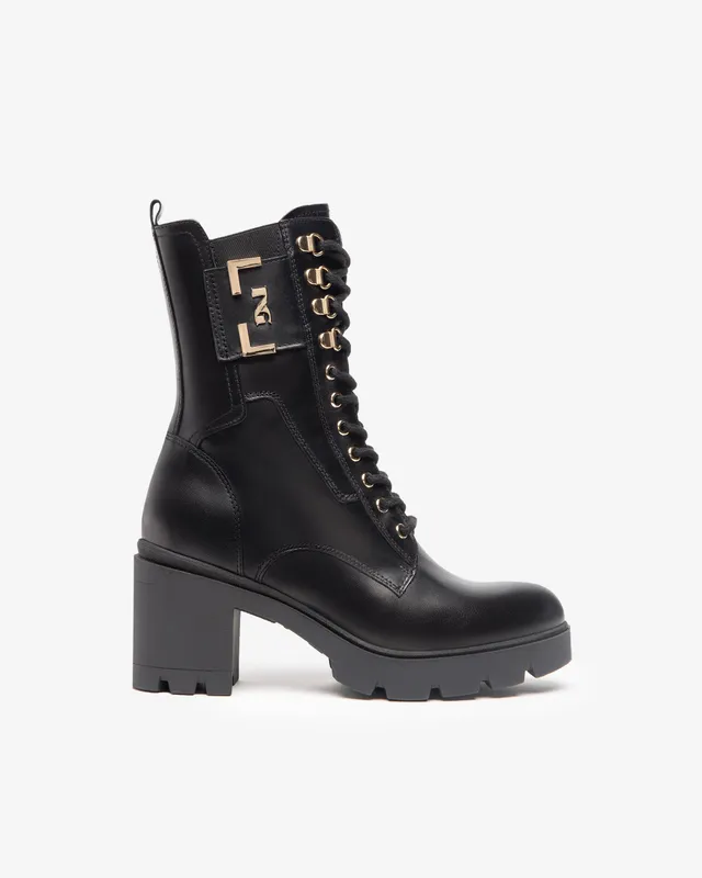 NeroGiardini Bottines Motardes Femme Cuir Combat 35-41