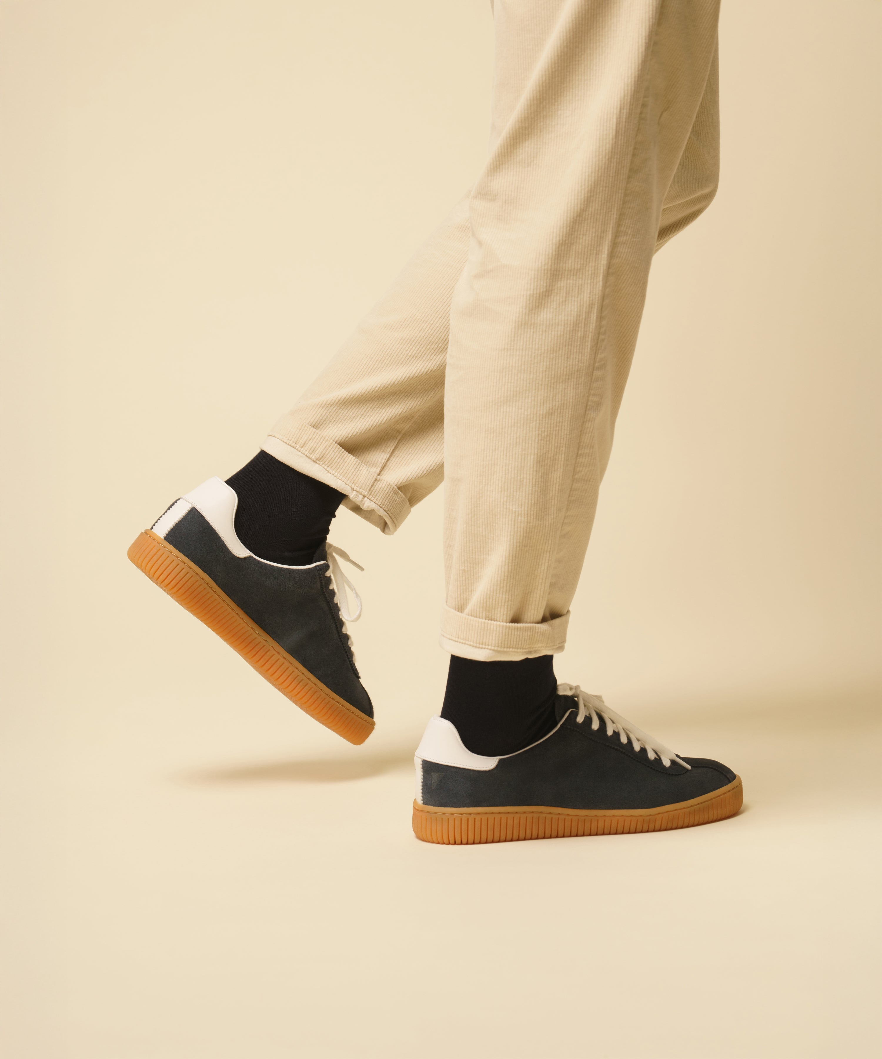 JAK Flow sneakers daim bleu marine mixte 43